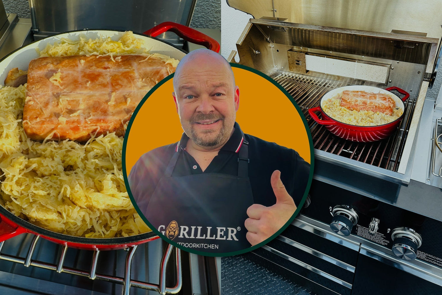 Sauerkraut mit Kassler und Stampfkartoffeln