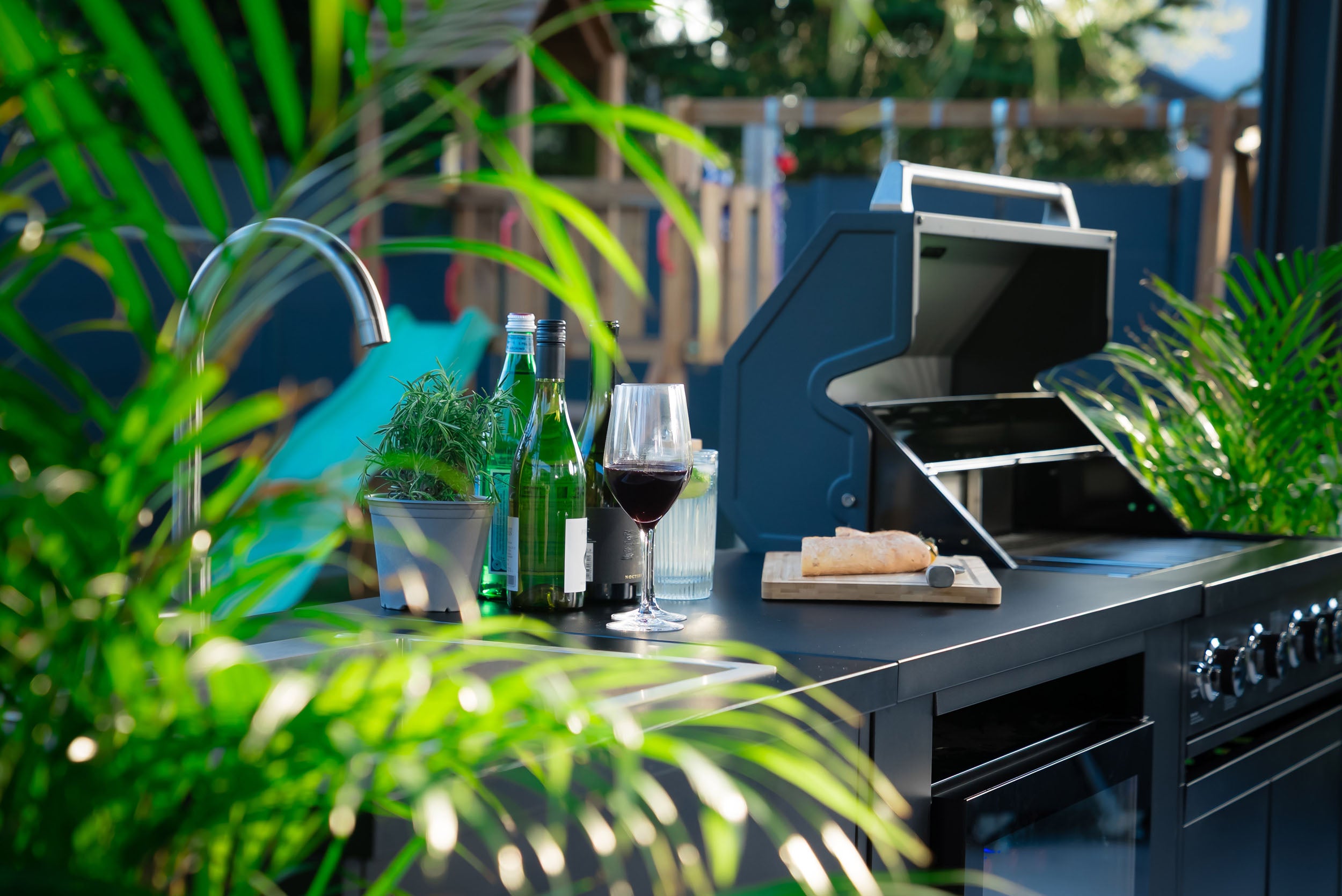 Jungle M1 Outdoorküche | Grill de gas de 5 quemadores | Genial | Limpio