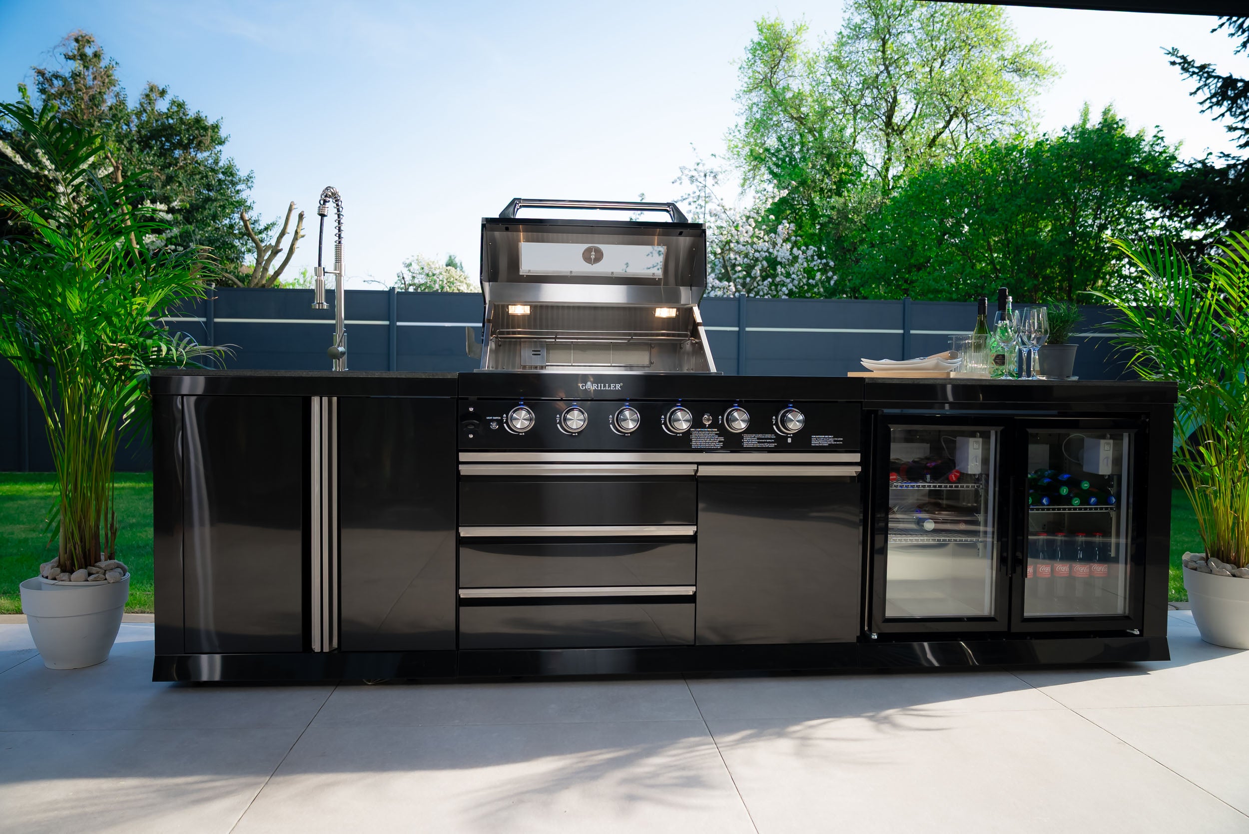 Cocina al aire libre BB-M1 | 6+2 Gas Grill | Dúo genial | Limpio