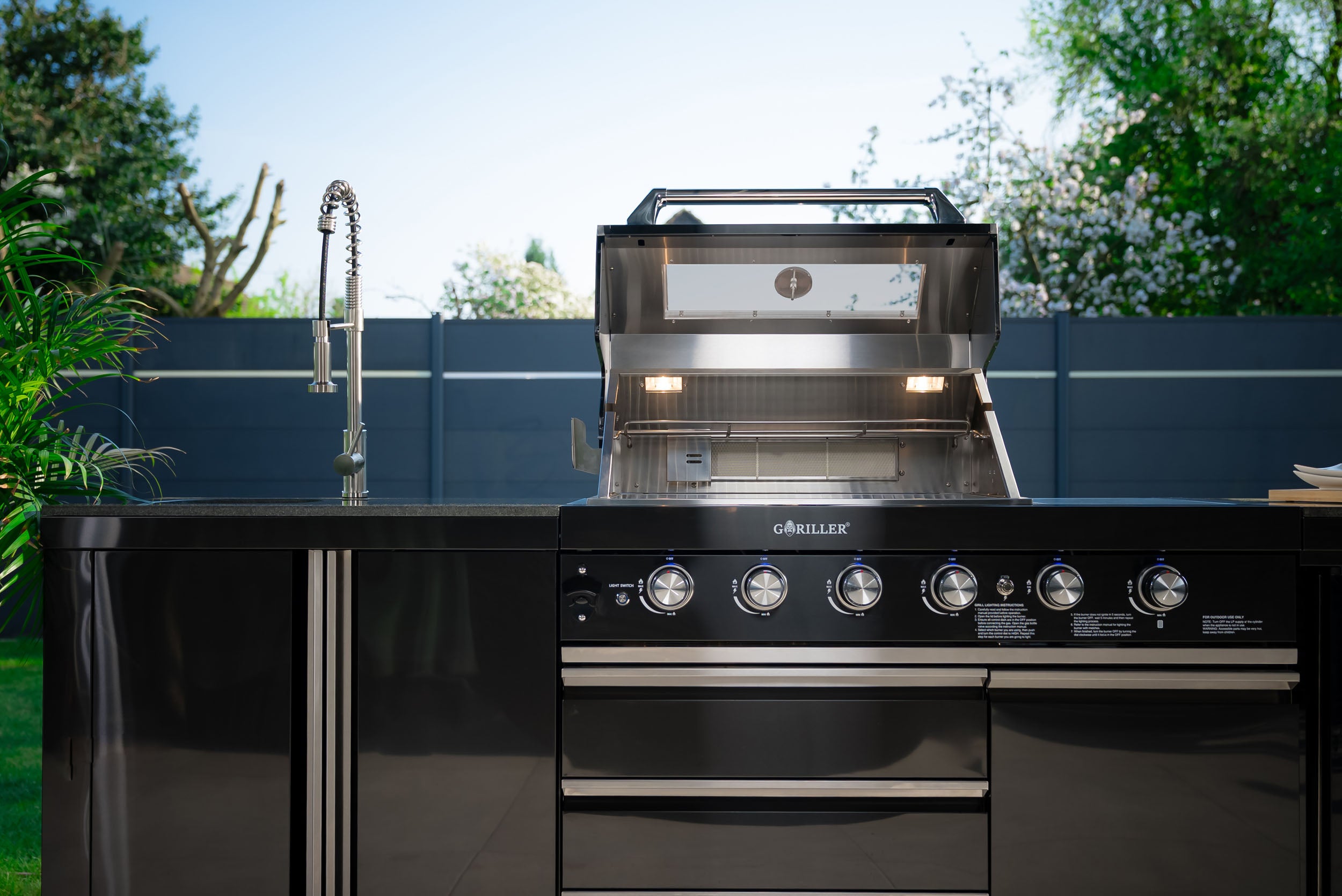 Cocina al aire libre BB-M1 | 6+2 Gas Grill | Dúo genial | Limpio