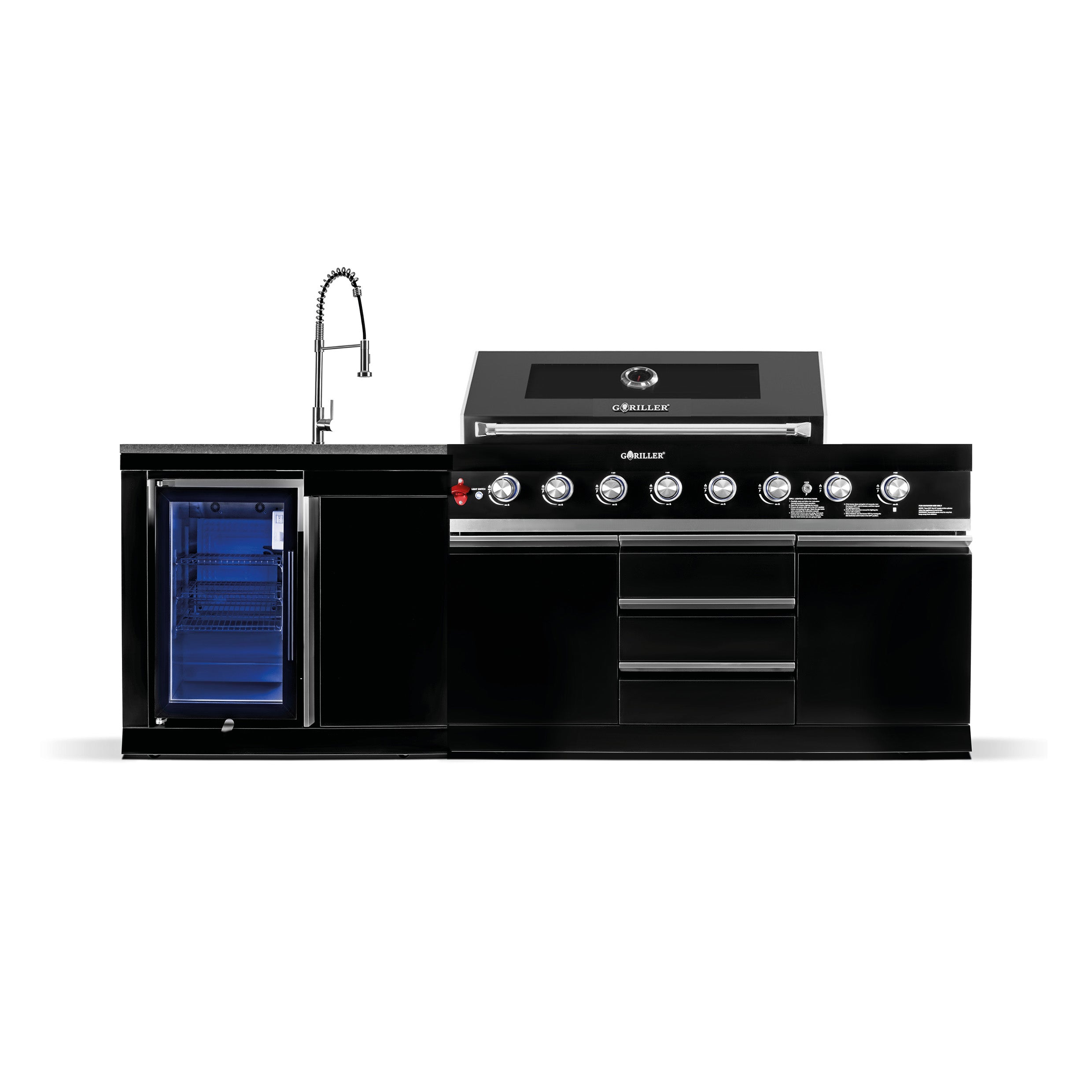 BB-S1 Outdoor kitchen | 6+2 gas grill | Cool-Clean