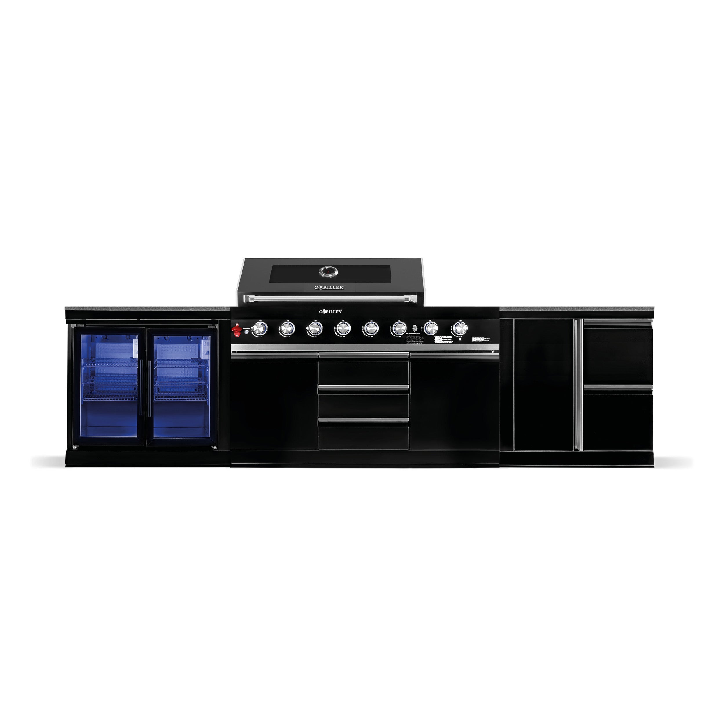 BB-M2 Outdoor kitchen | 6+2 gas grill | Cool duo | Prep