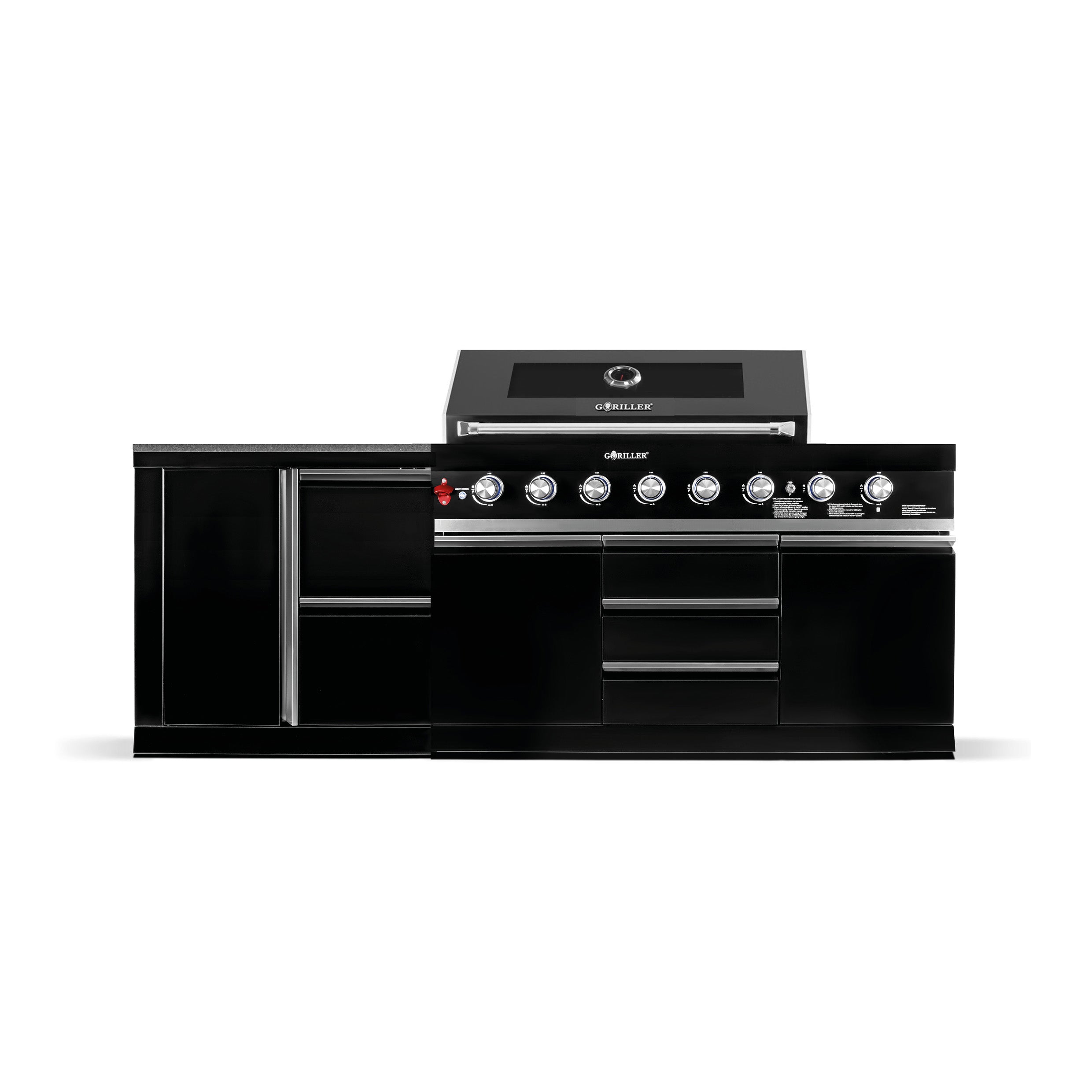 BB-S5 Outdoorküche | 8-Brenner Gasgrill | Prep