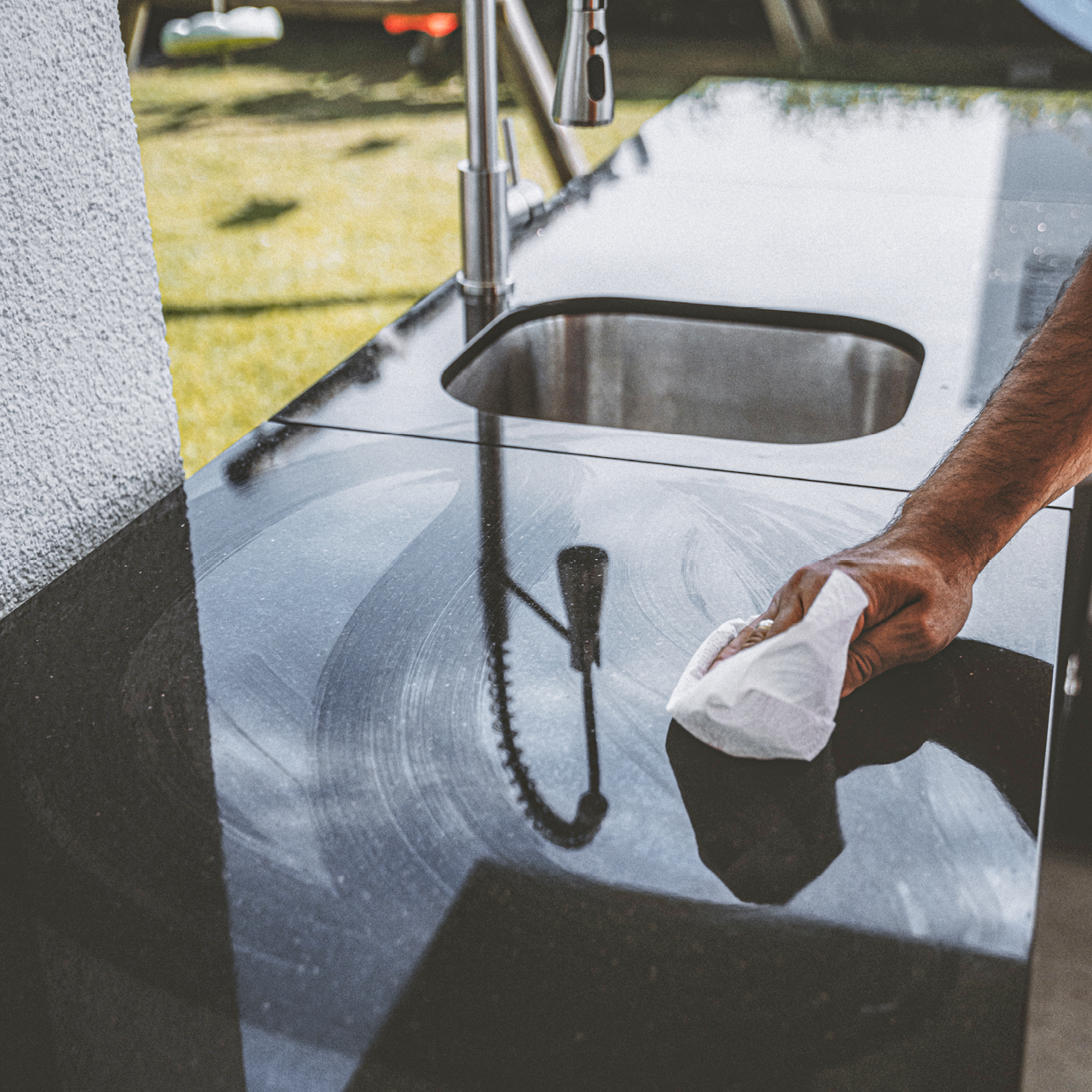 BB-M6 المطبخ في الهواء الطلق | 6 حرق الغاز شواية | بارد الثنائي | ينظف