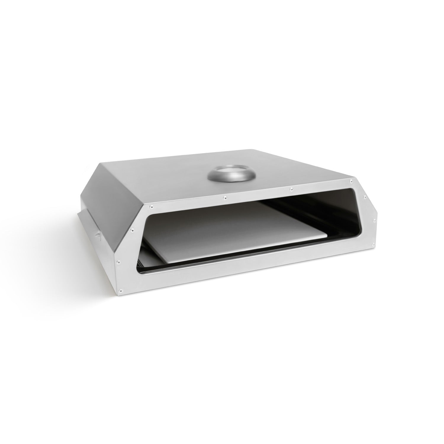 Scatola per grill per pizza in acciaio inossidabile per griglie a gas