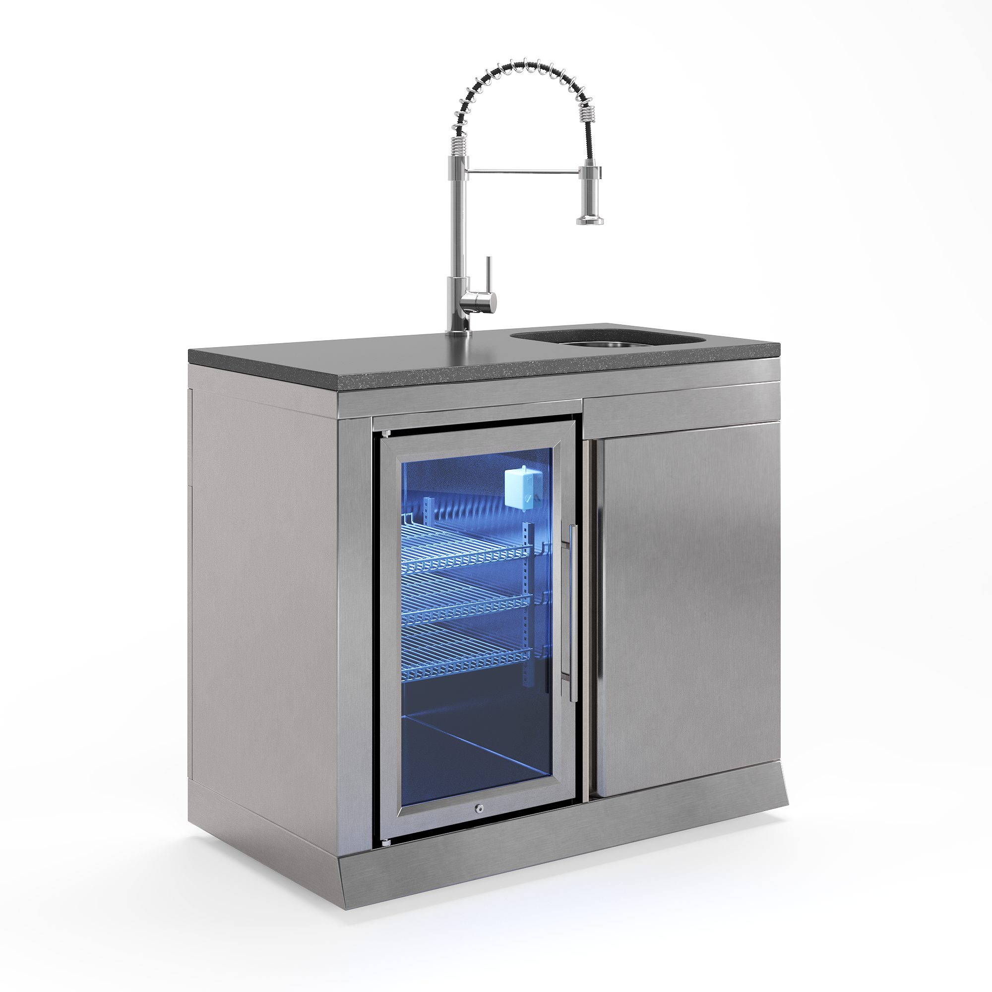 SILVERBACK COOL-CLEAN Kühlschrank-Waschtisch