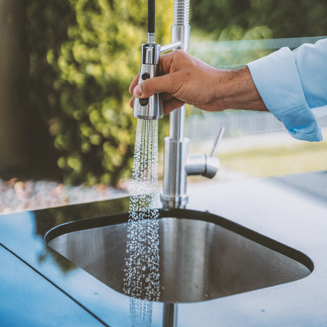 SB-S3 Outdoorküche | 6-Brenner Gasgrill | Clean