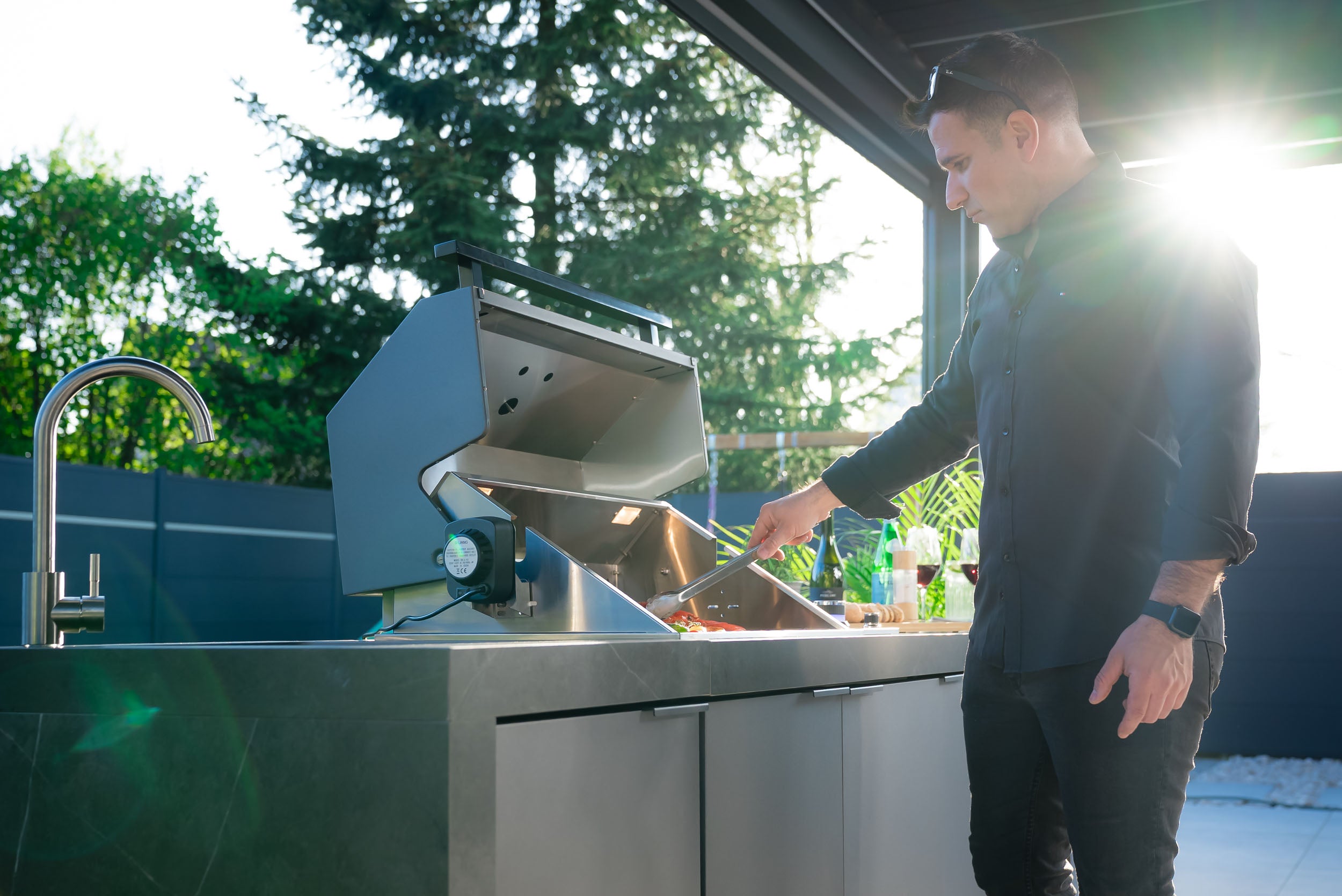 KING Outdoorküche | 4+1 Brenner Gasgrill | Cool | Clean