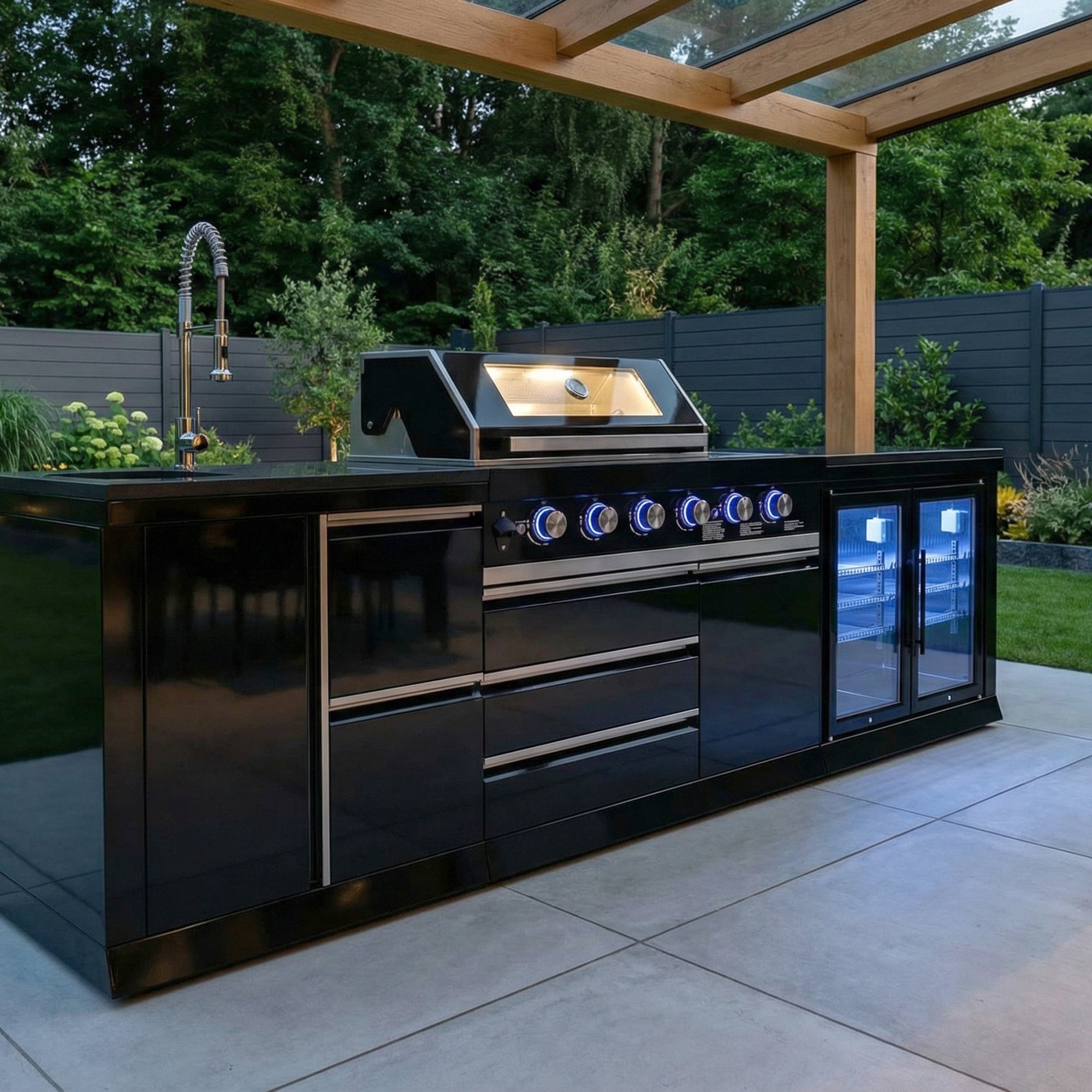 BB-M1 Outdoorküche | Gasgrill | Clean | Cool-Duo