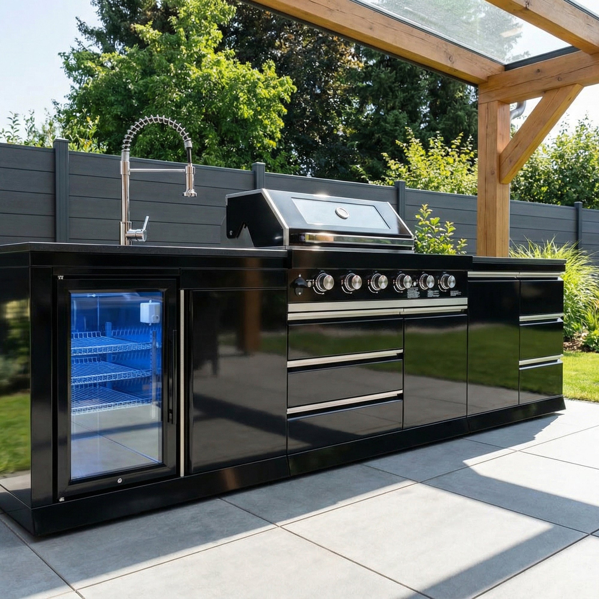 BB-M3 Outdoorküche | Gasgrill | Cool-Clean | Prep