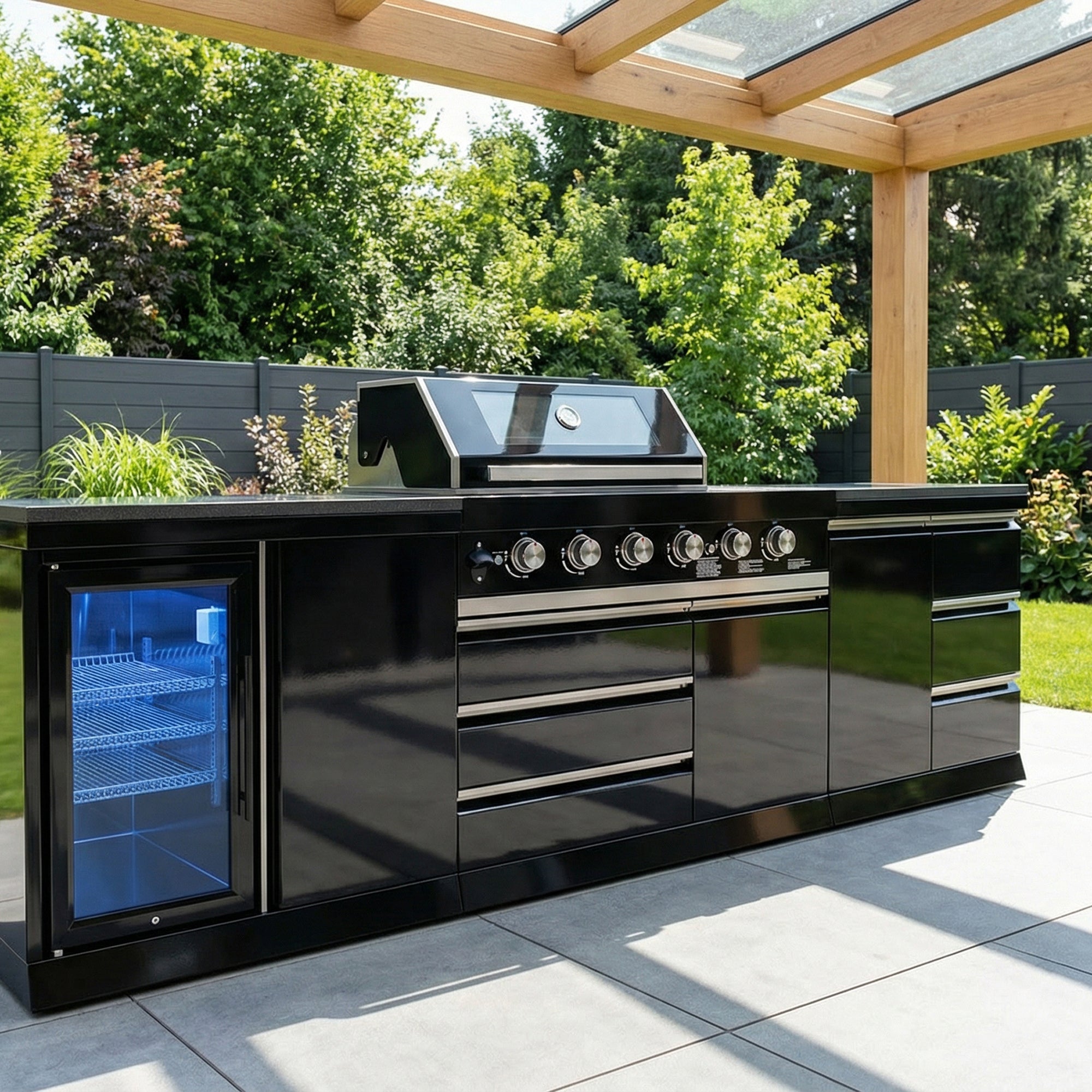 BB-M6 Outdoorküche | Gasgrill | Cool | Prep