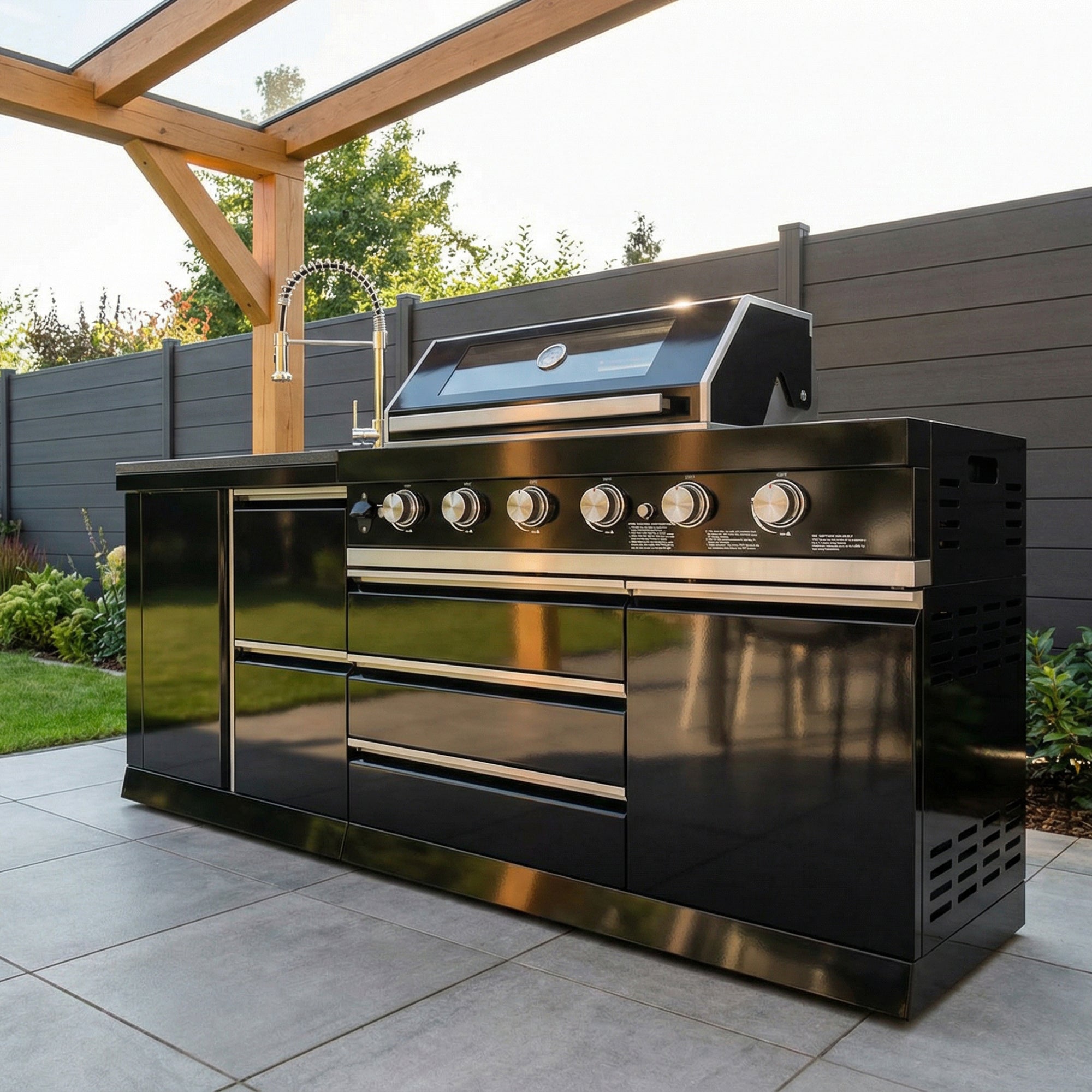 BB-S3 Outdoorküche | Gasgrill | Clean