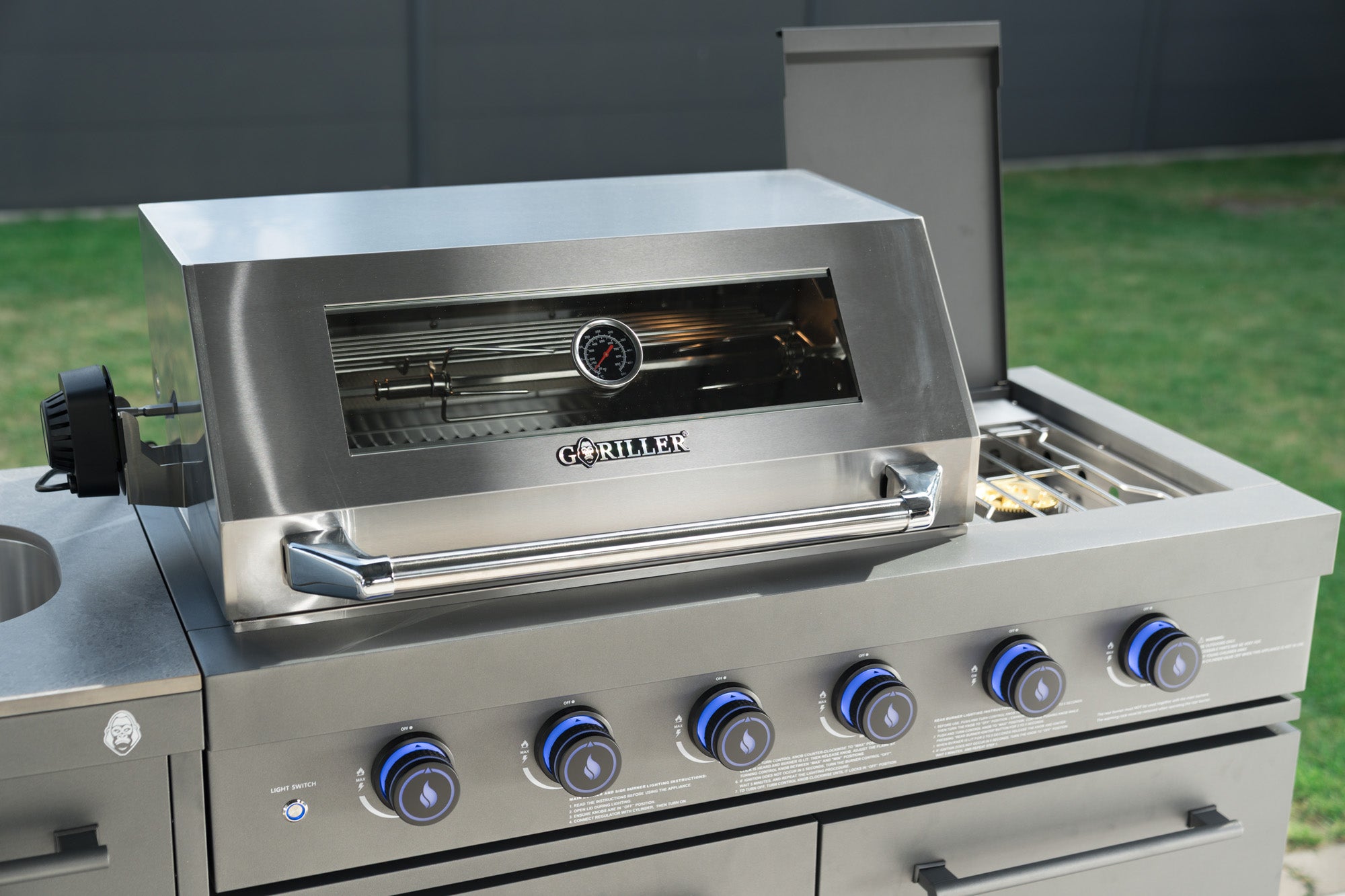 EMPIRE S2 Outdoorküche | 8-Brenner Gasgrill | Prep