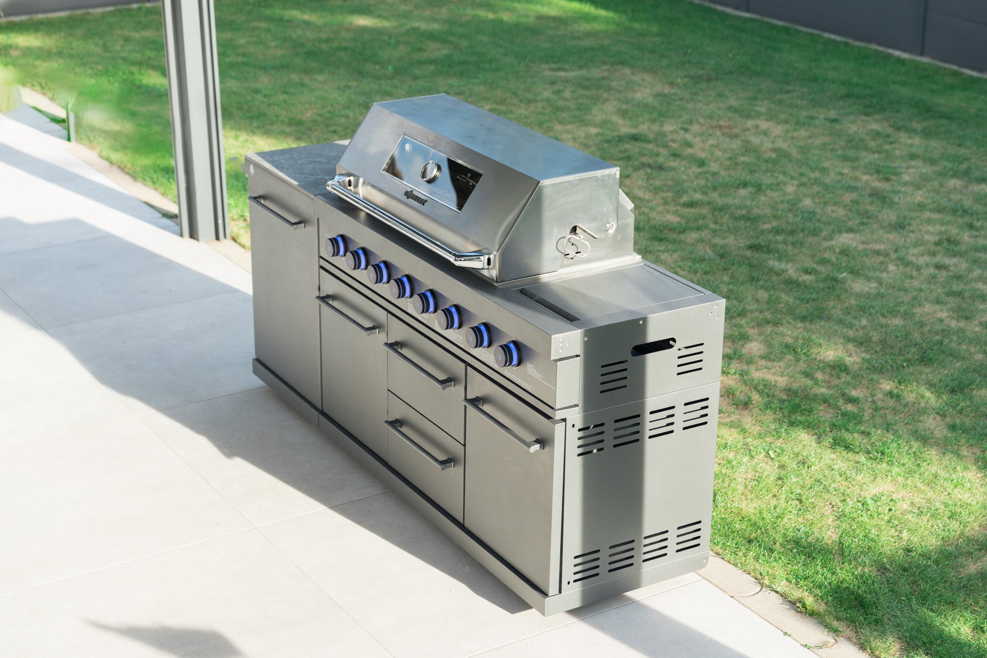 EMPIRE S2 Outdoorküche | 8-Brenner Gasgrill | Prep
