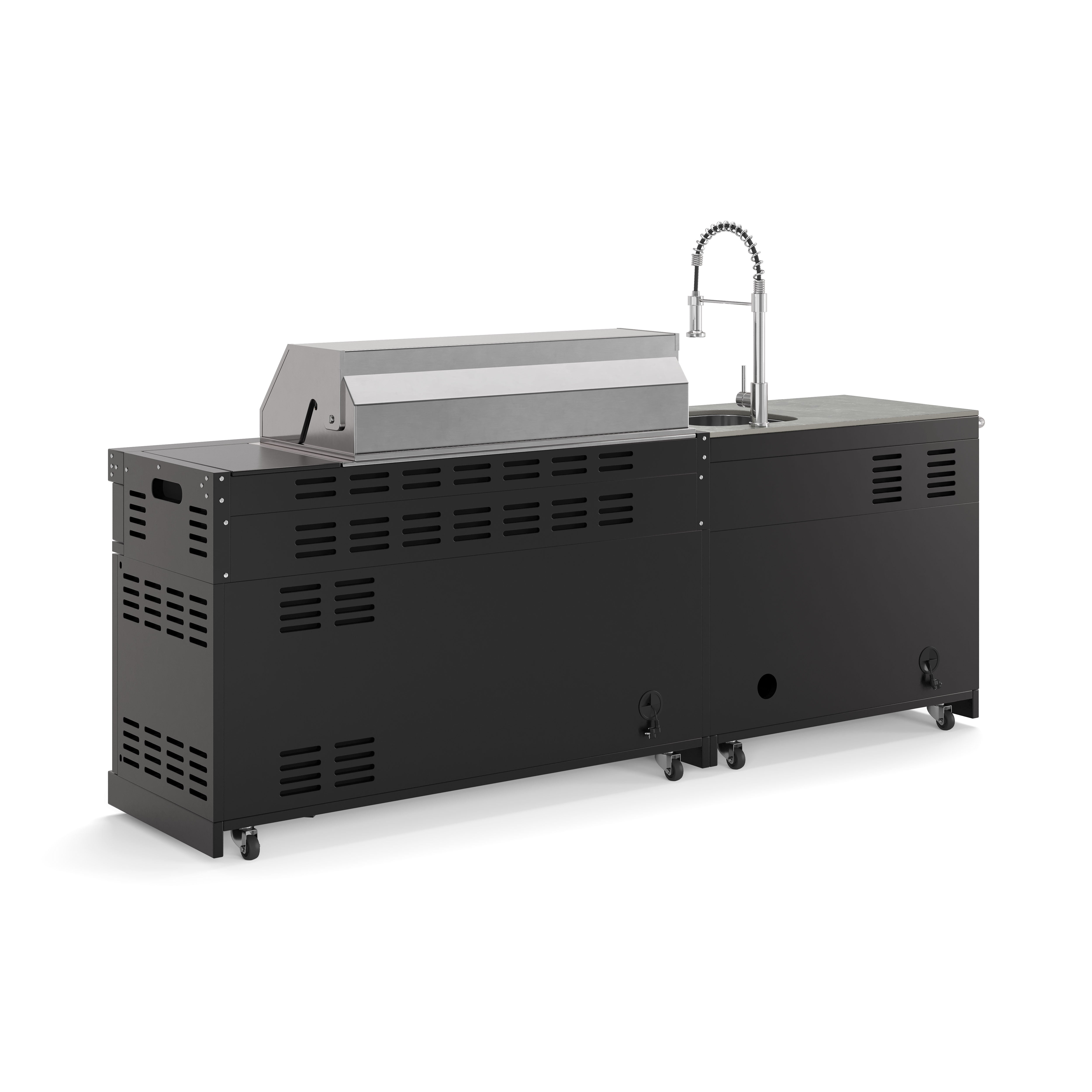 EMPIRE S1 Outdoorküche | Gasgrill | Cool-Clean Schwarz