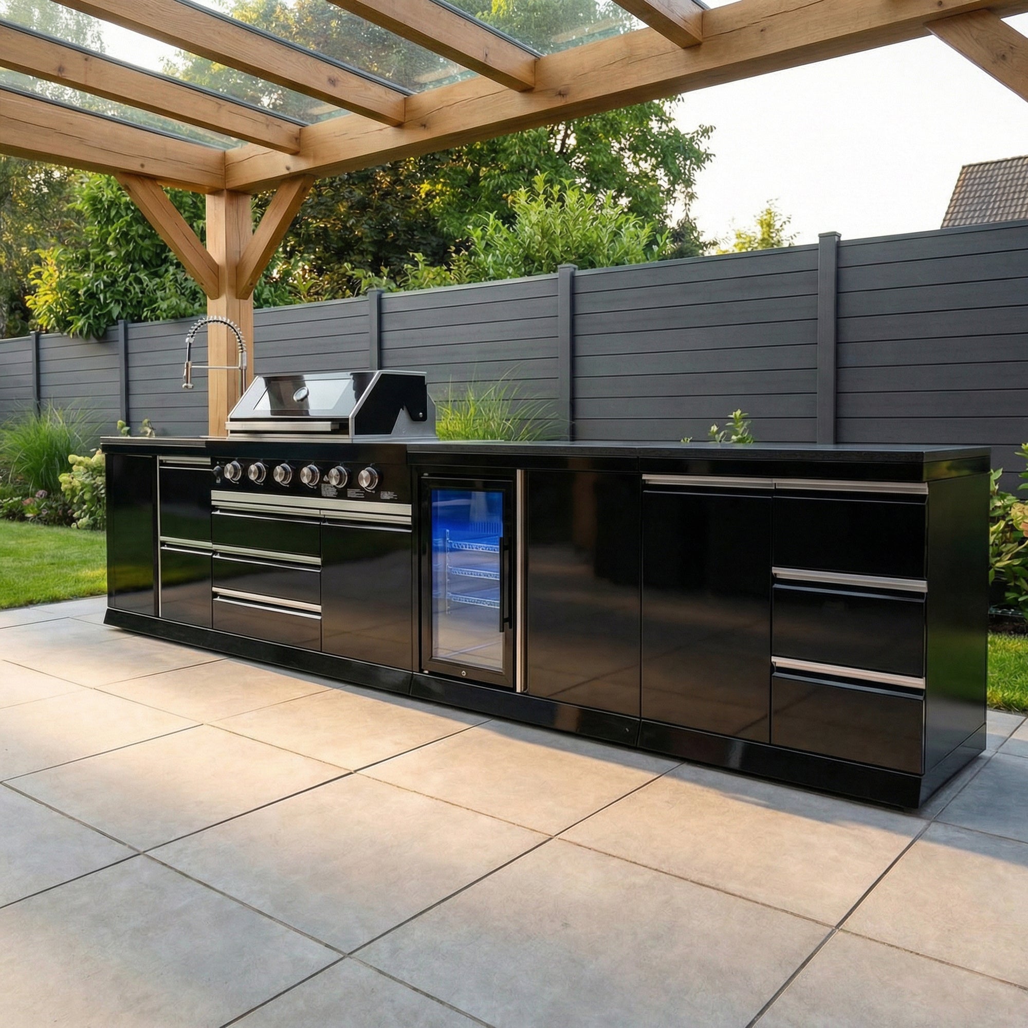 BB-L2 Outdoorküche | Gasgrill | Cool | Clean | Prep