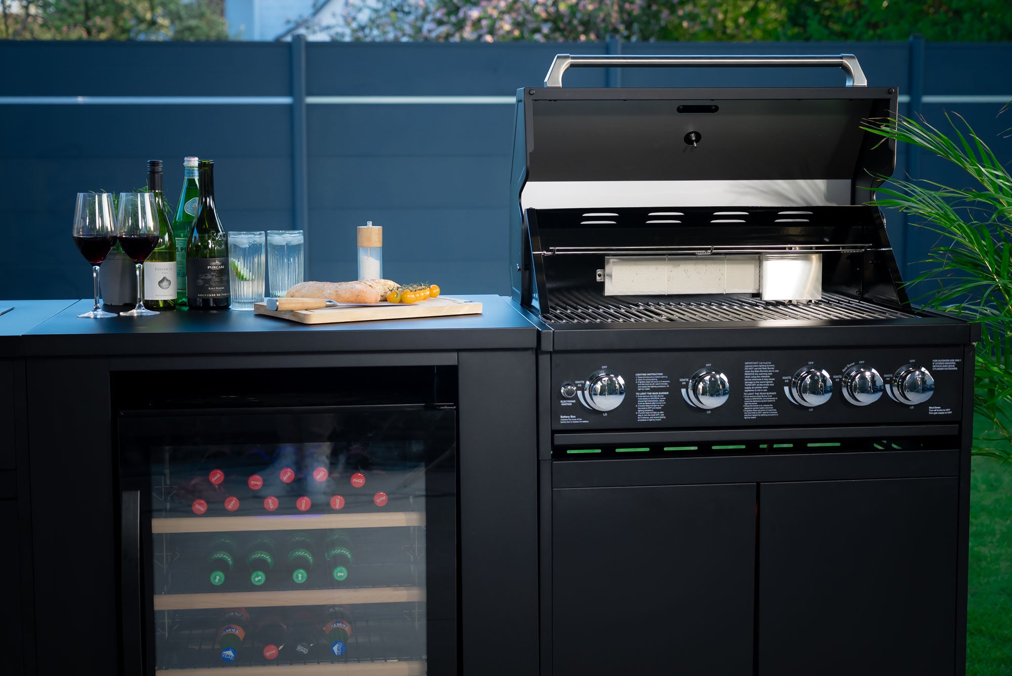 Jungle S1 Outdoorküche | Grill de gas de 5 quemadores | Fresco