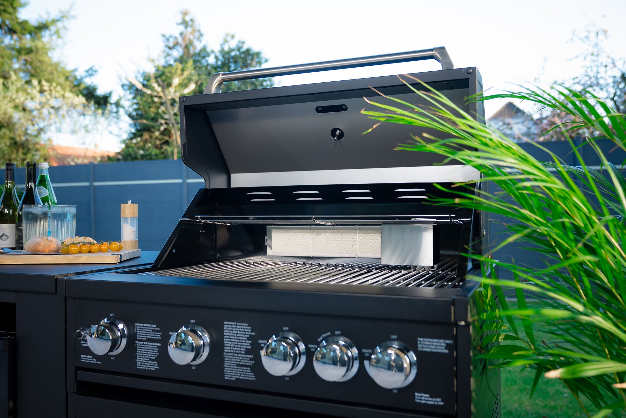 JUNGLE S2 Outdoorküche | 5-Brenner Gasgrill | Clean