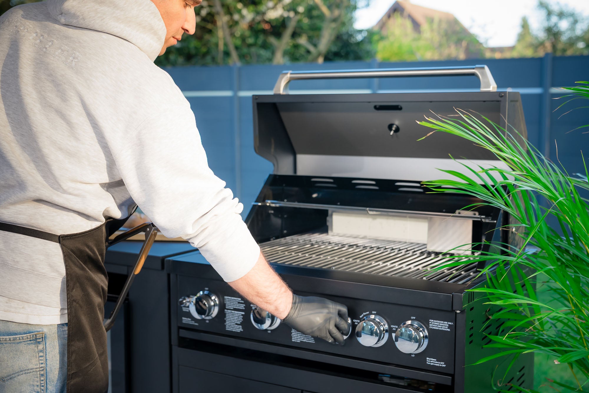 Jungle S2 Outdoorküche | Grill de gas de 5 quemadores | Limpio