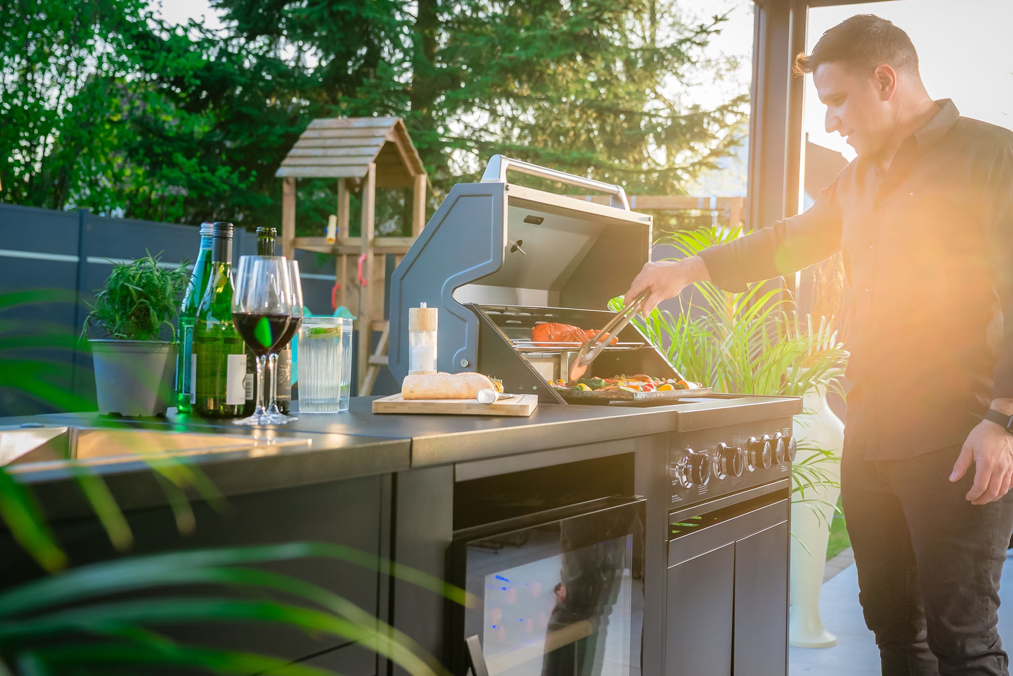Jungle S1 Outdoorküche | Grill de gas de 5 quemadores | Fresco