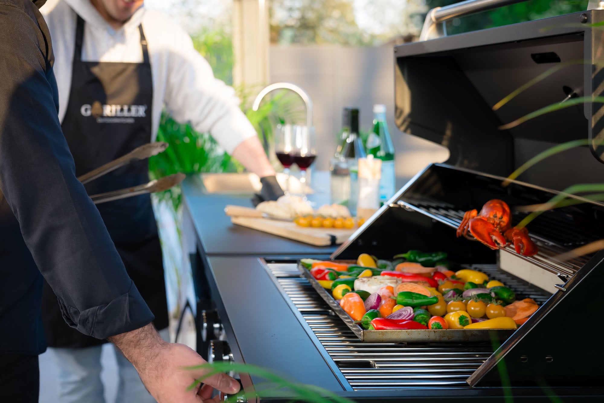 Jungle S2 Outdoorküche | Grill de gas de 5 quemadores | Limpio