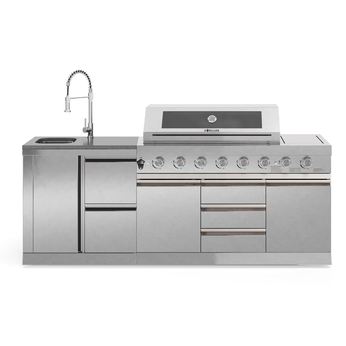 SB-S3 Outdoorküche | Gasgrill | Clean