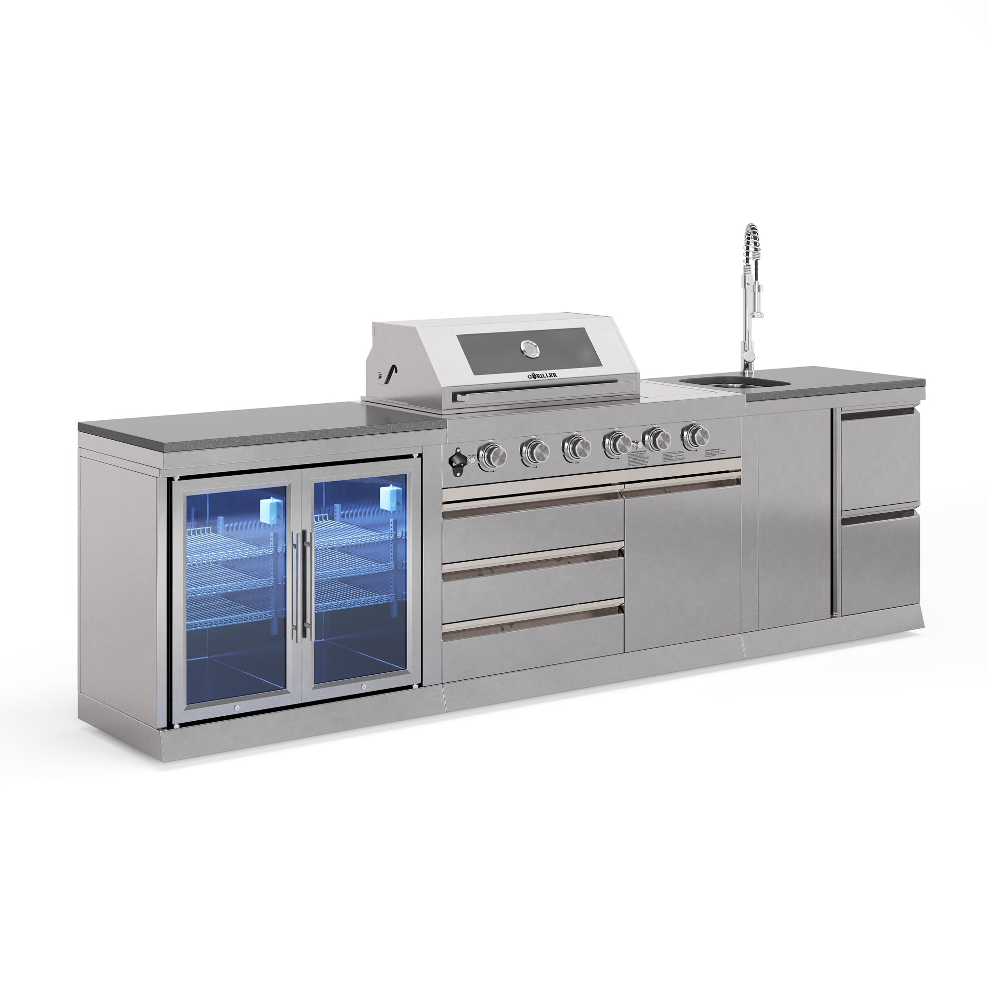 SB-M1 Outdoorküche | Gasgrill | Cool-Duo | Clean