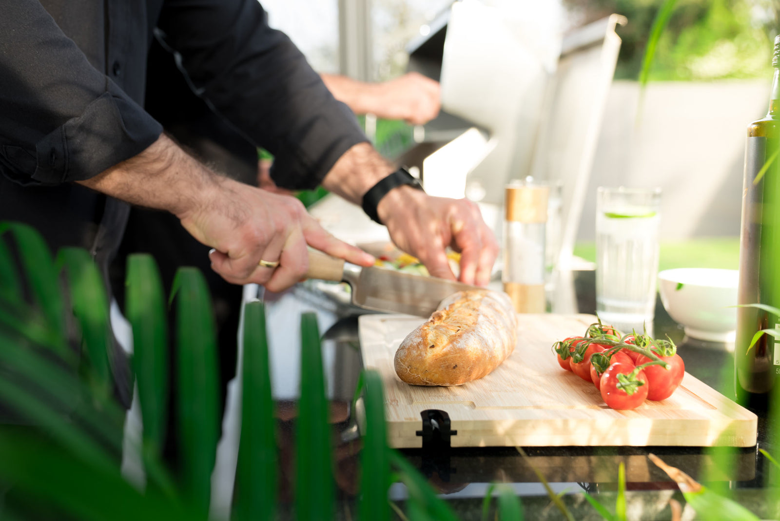 Vorbereitung mit großzügiger Arbeitsfläche