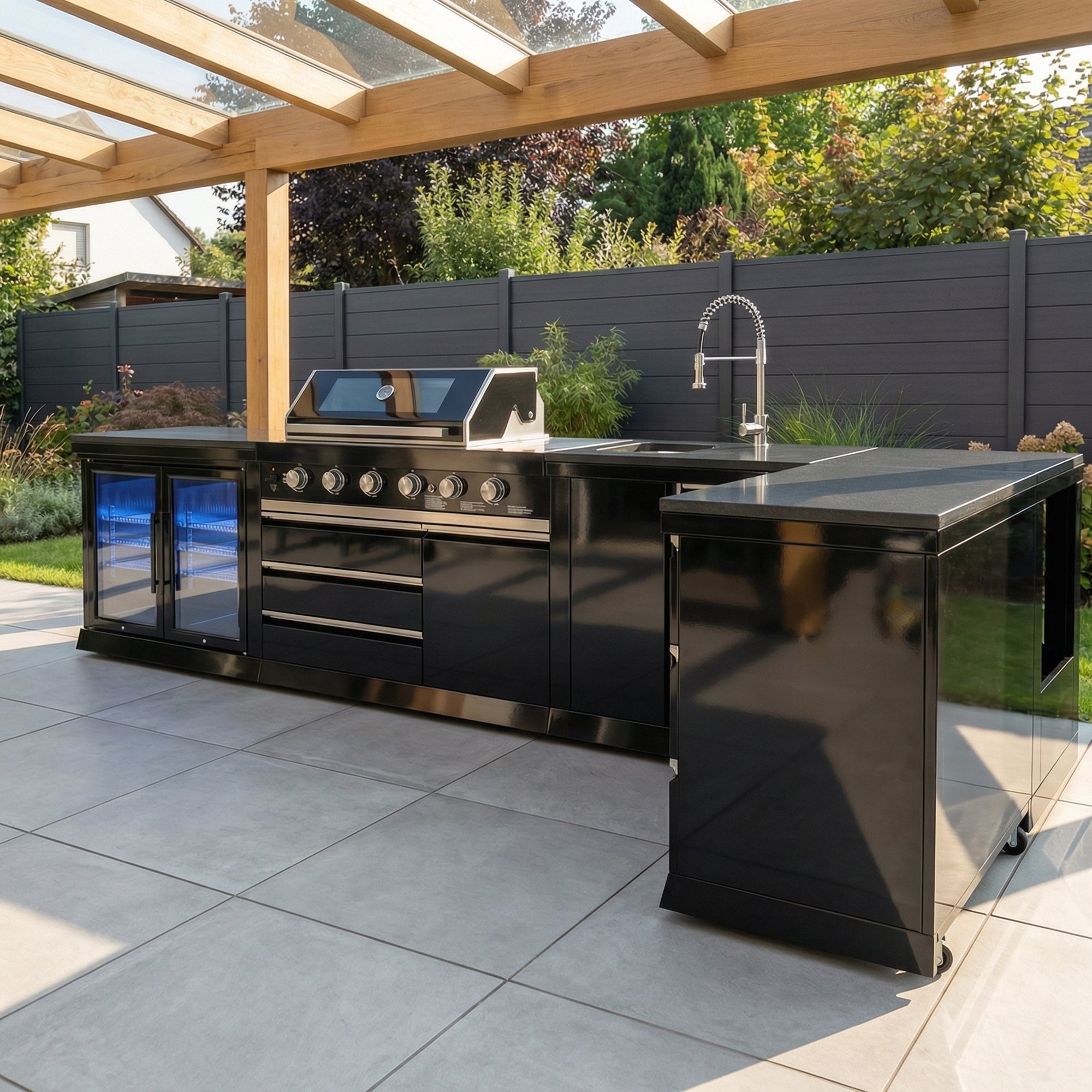 BB-XL1 outdoor kitchen | Gas grill | Cool Duo | Clean | Prep | Corner