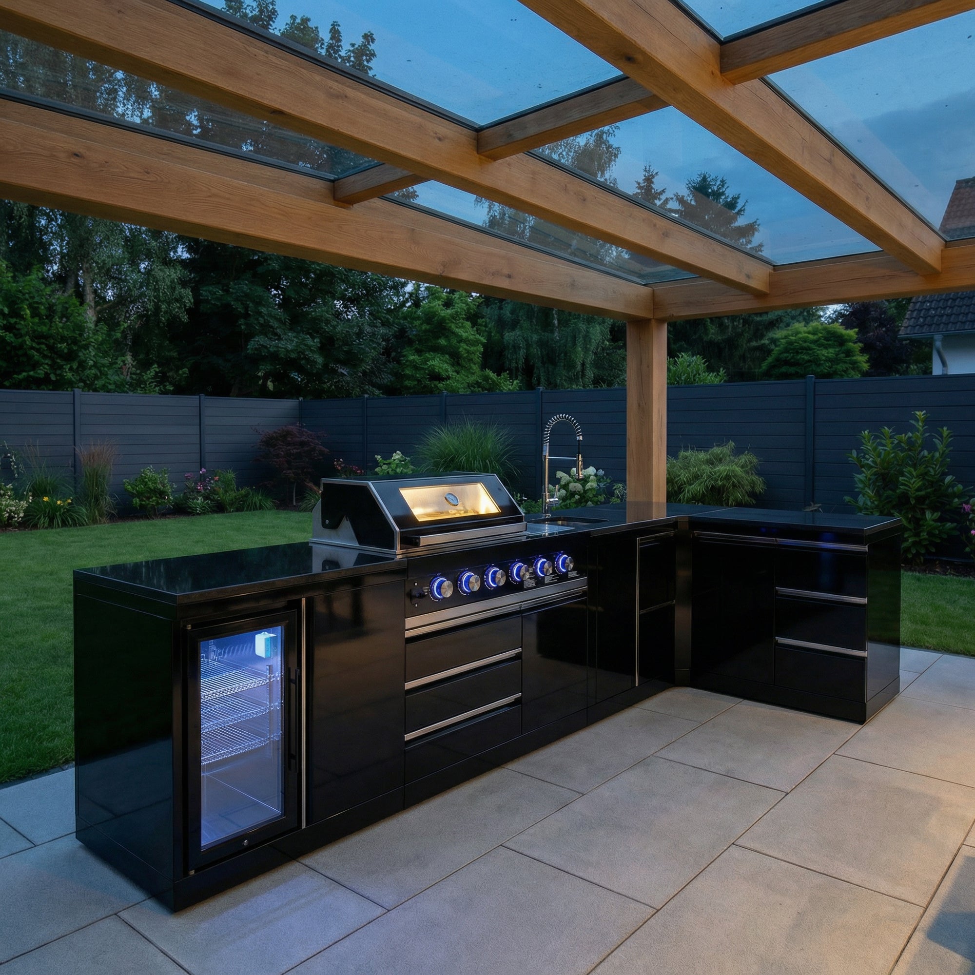 Cuisine extérieure BB-XL2 | Grill à gaz | Frais | Nettoyer | Préparation | Coin