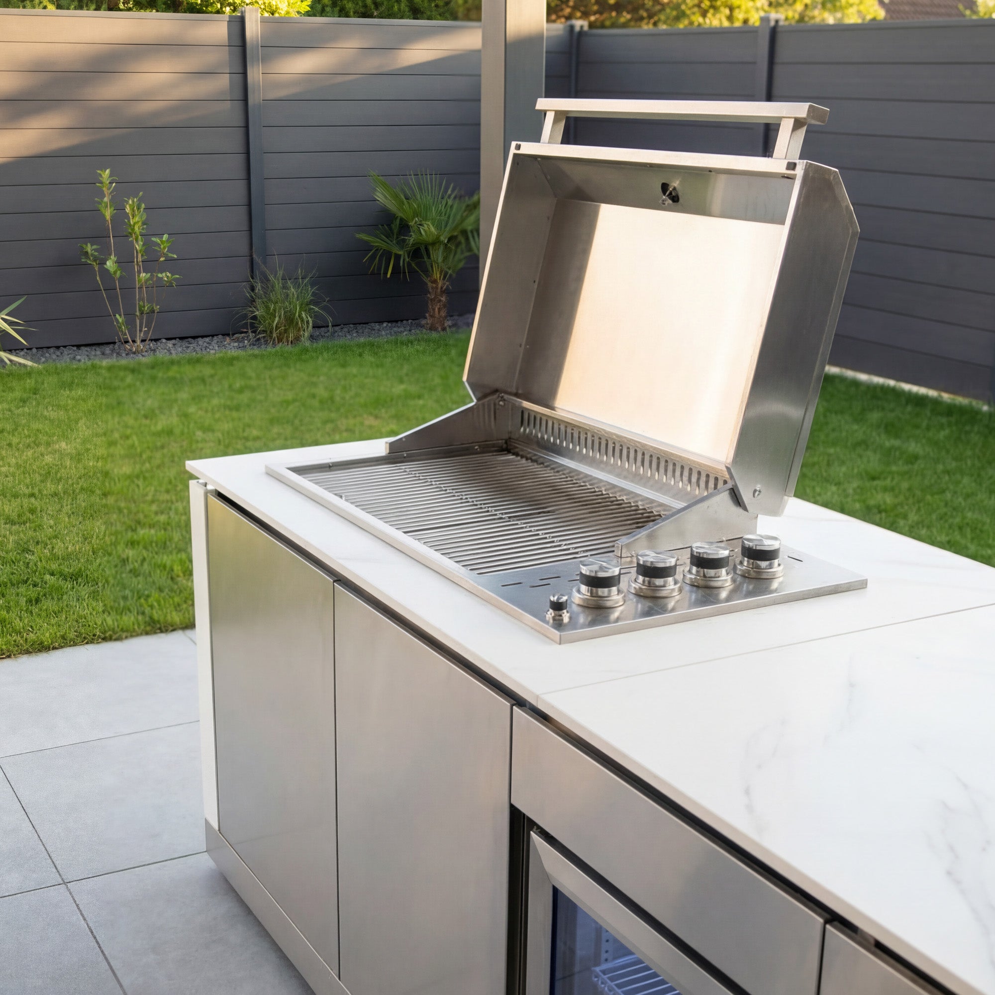 <tc>ALPHA</tc> مطبخ خارجي | شواية غاز | بارد ونظيف