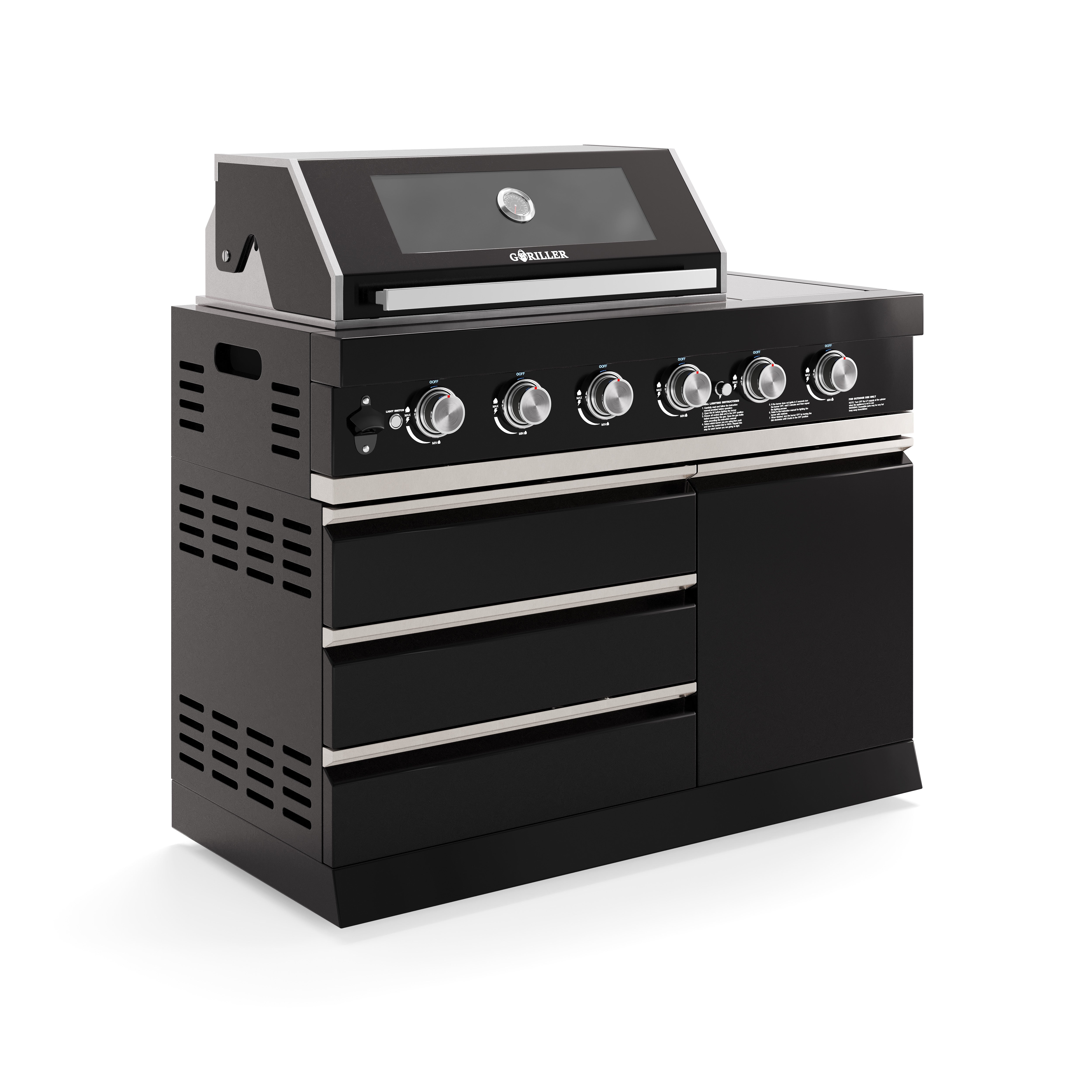 <tc>BLACKBACK</tc> Barbecue à gaz à 6 brûleurs