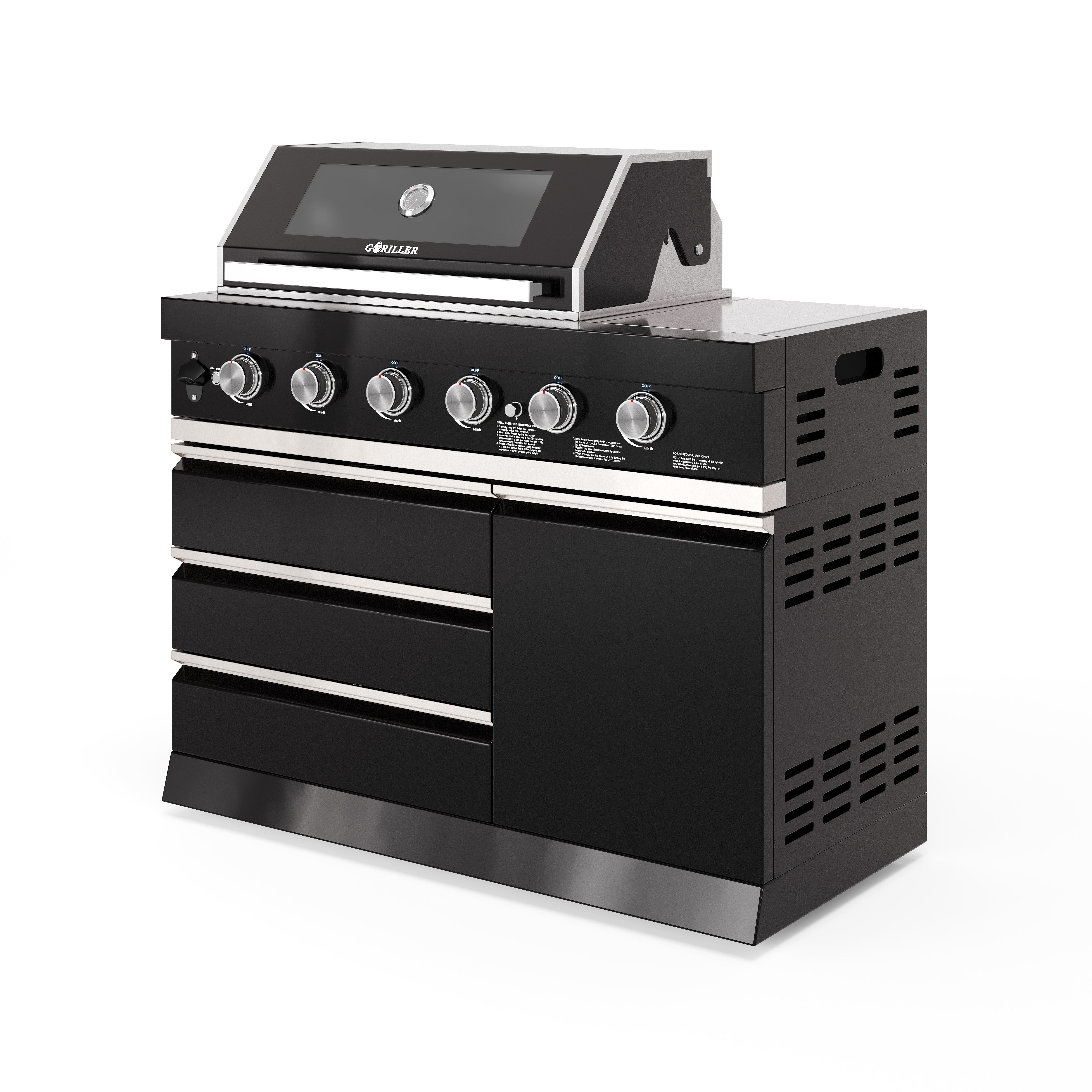 <tc>BLACKBACK</tc> Barbecue à gaz à 6 brûleurs