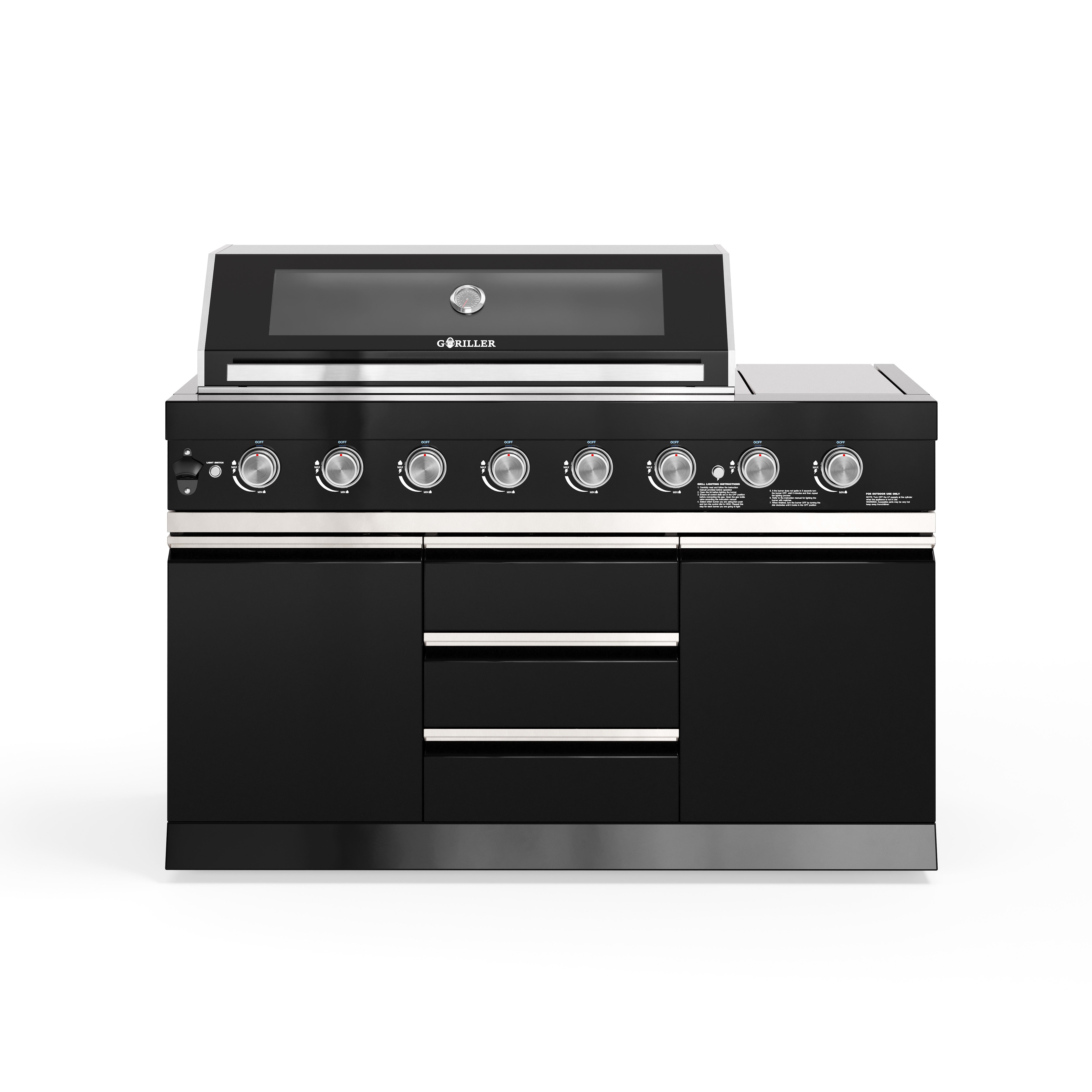 Blackback 6+2 Burner Gas Grill