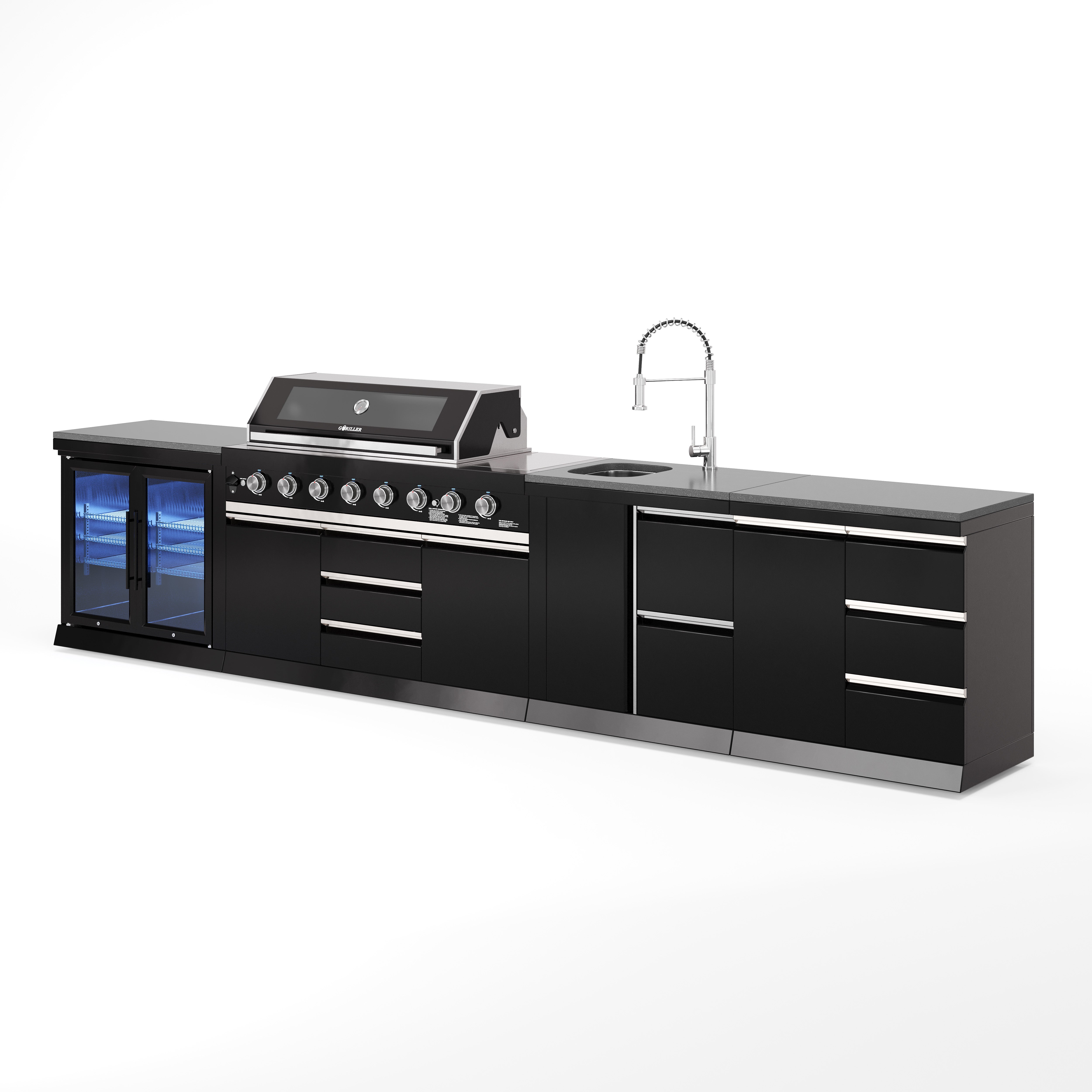 BB-L1 Outdoorküche | Gasgrill | Cool-Duo | Clean | Prep
