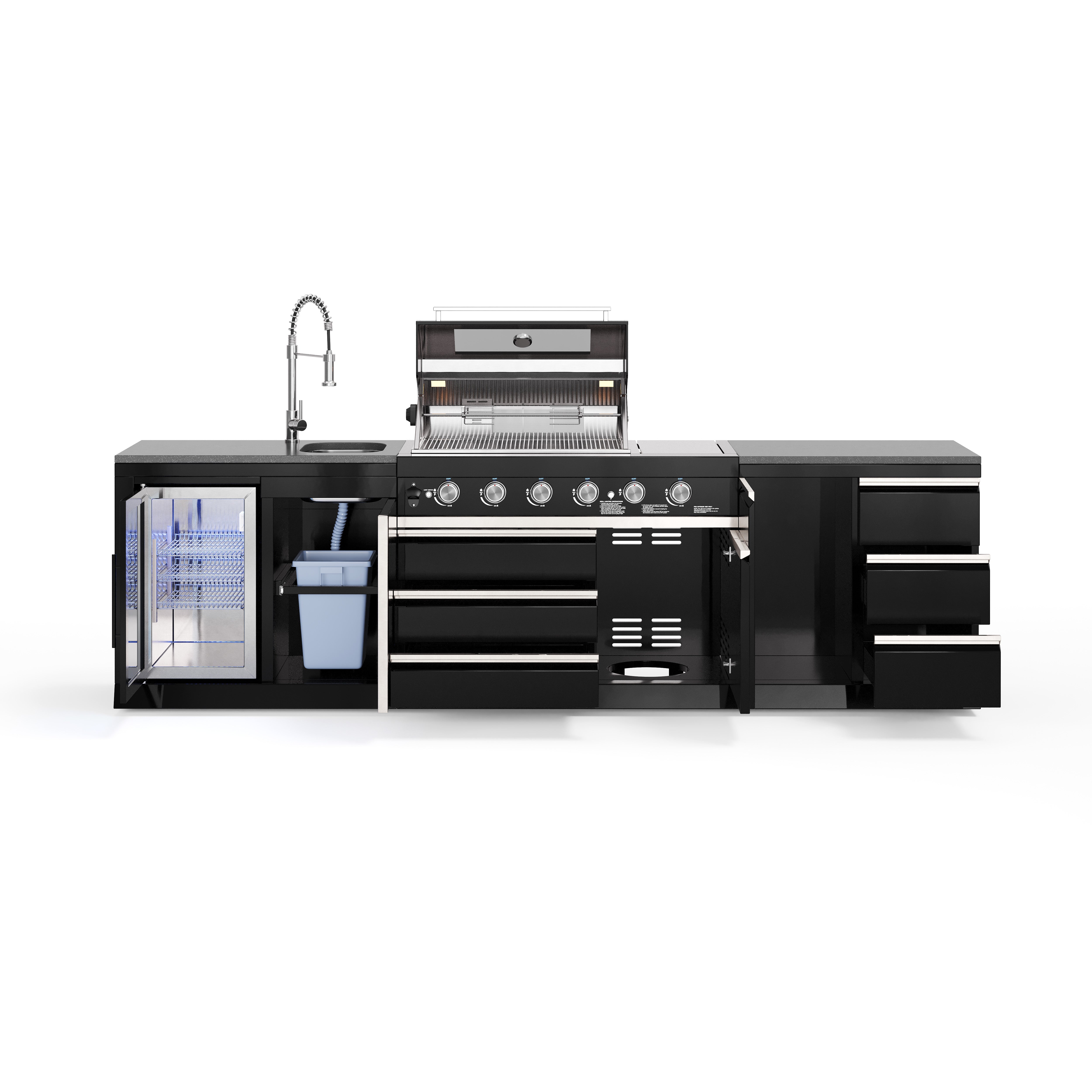 BB-M3 Outdoorküche | Gasgrill | Cool-Clean | Prep