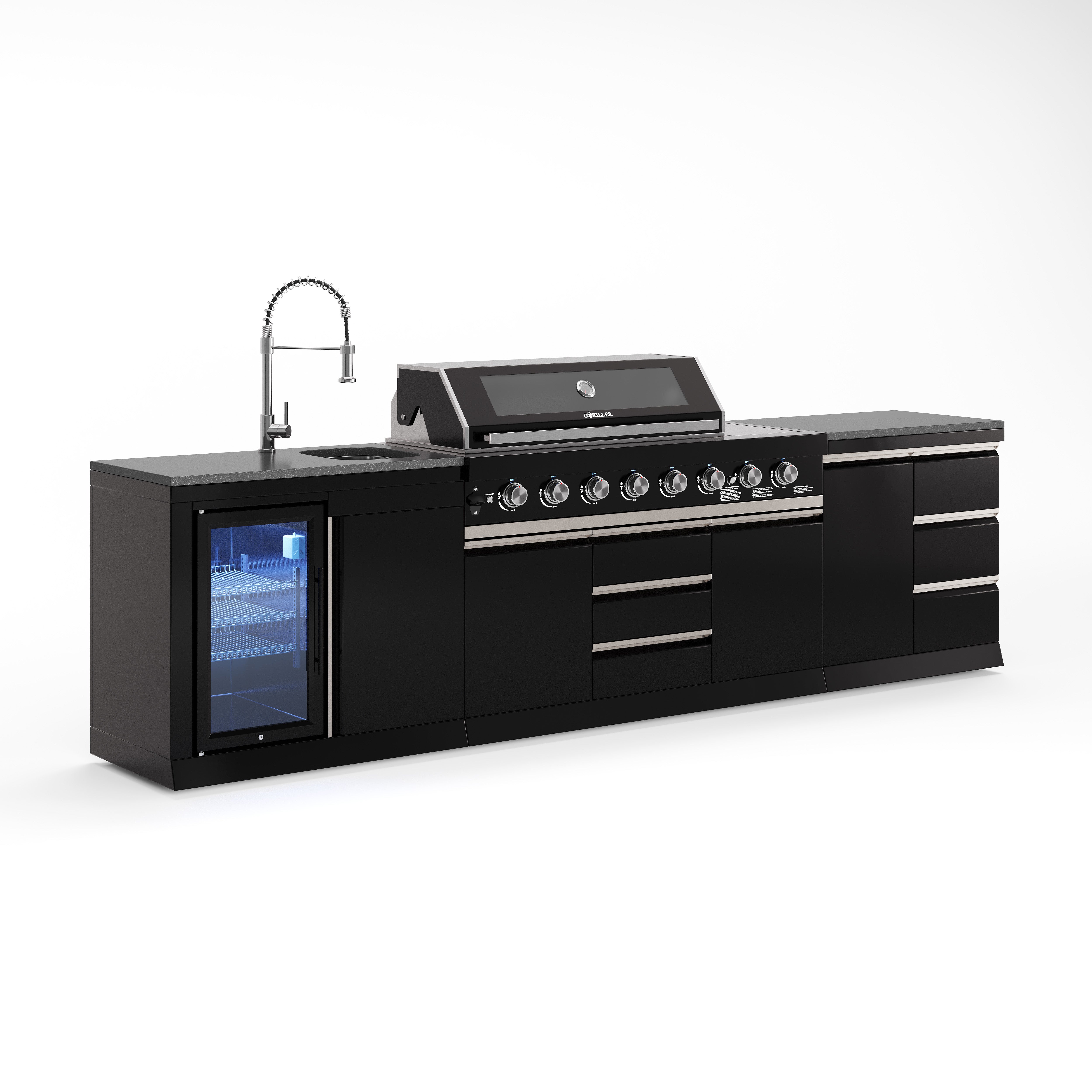 BB-M3 Outdoorküche | Gasgrill | Cool-Clean | Prep