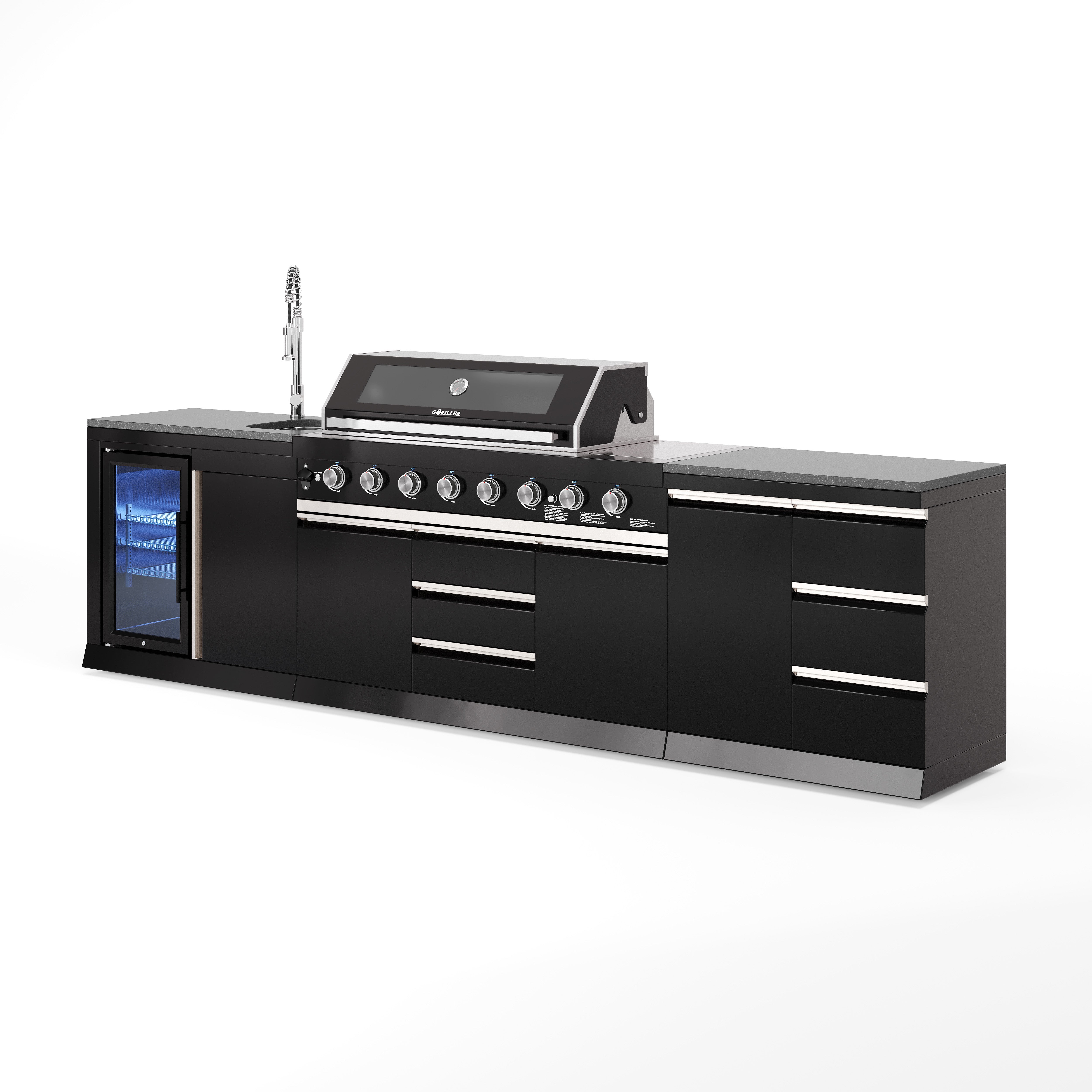 BB-M3 Outdoorküche | Gasgrill | Cool-Clean | Prep