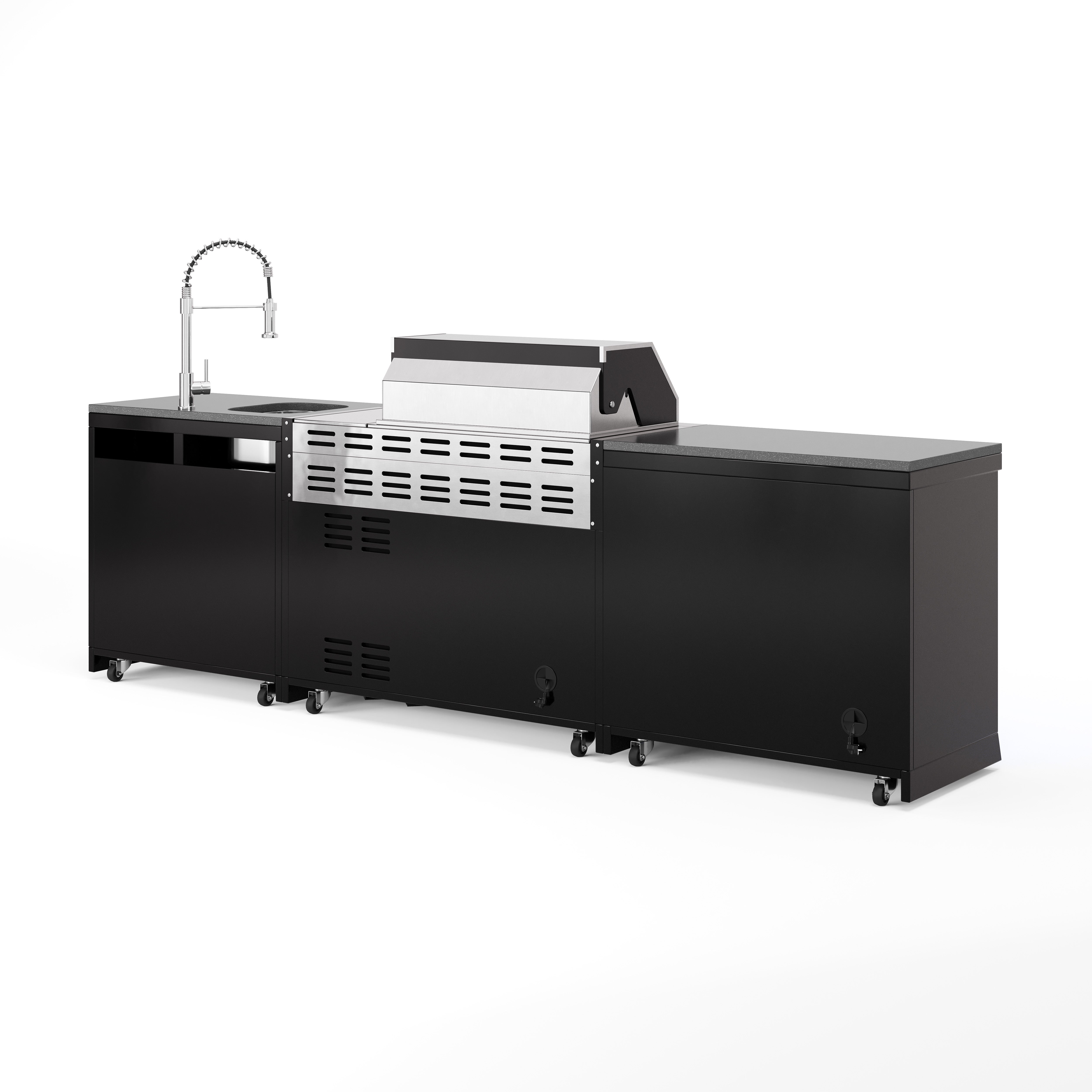 BB-M12 Outdoorküche | Grill de gas de 6 quemadores | Genial | Limpio