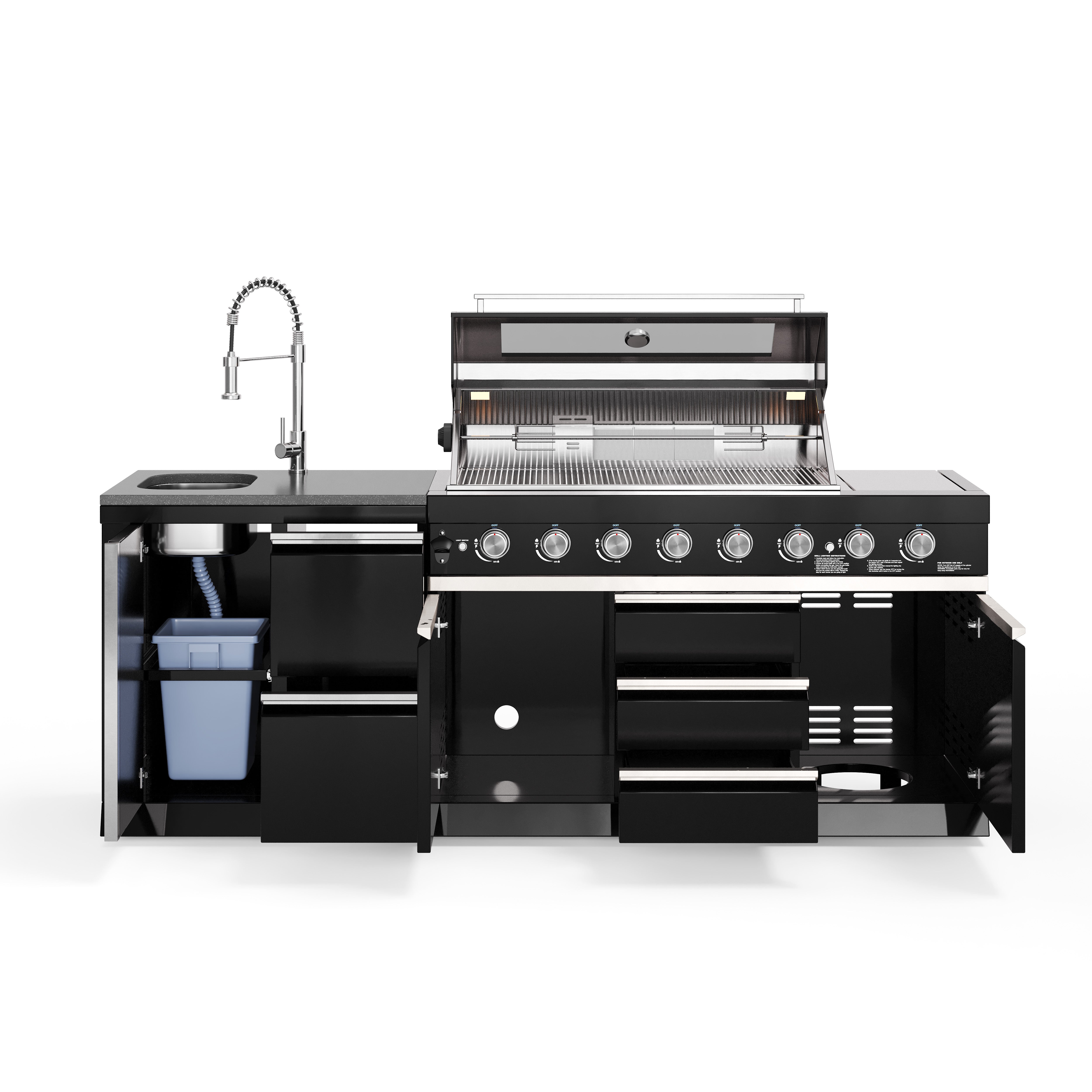 BB-S3 Outdoorküche | Gasgrill | Clean