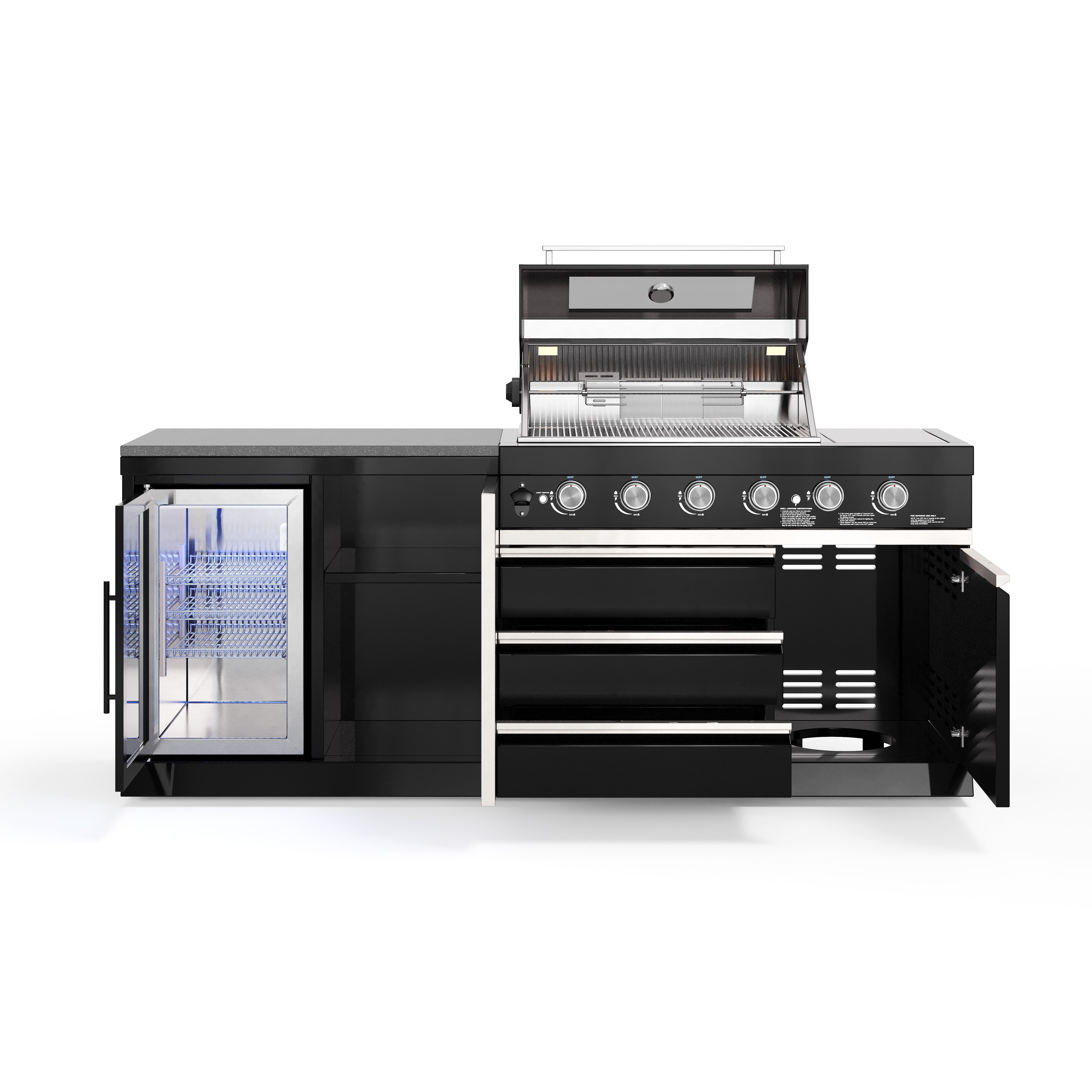 BB-S9 Outdoorküche | 6-burner gas grill | Cool