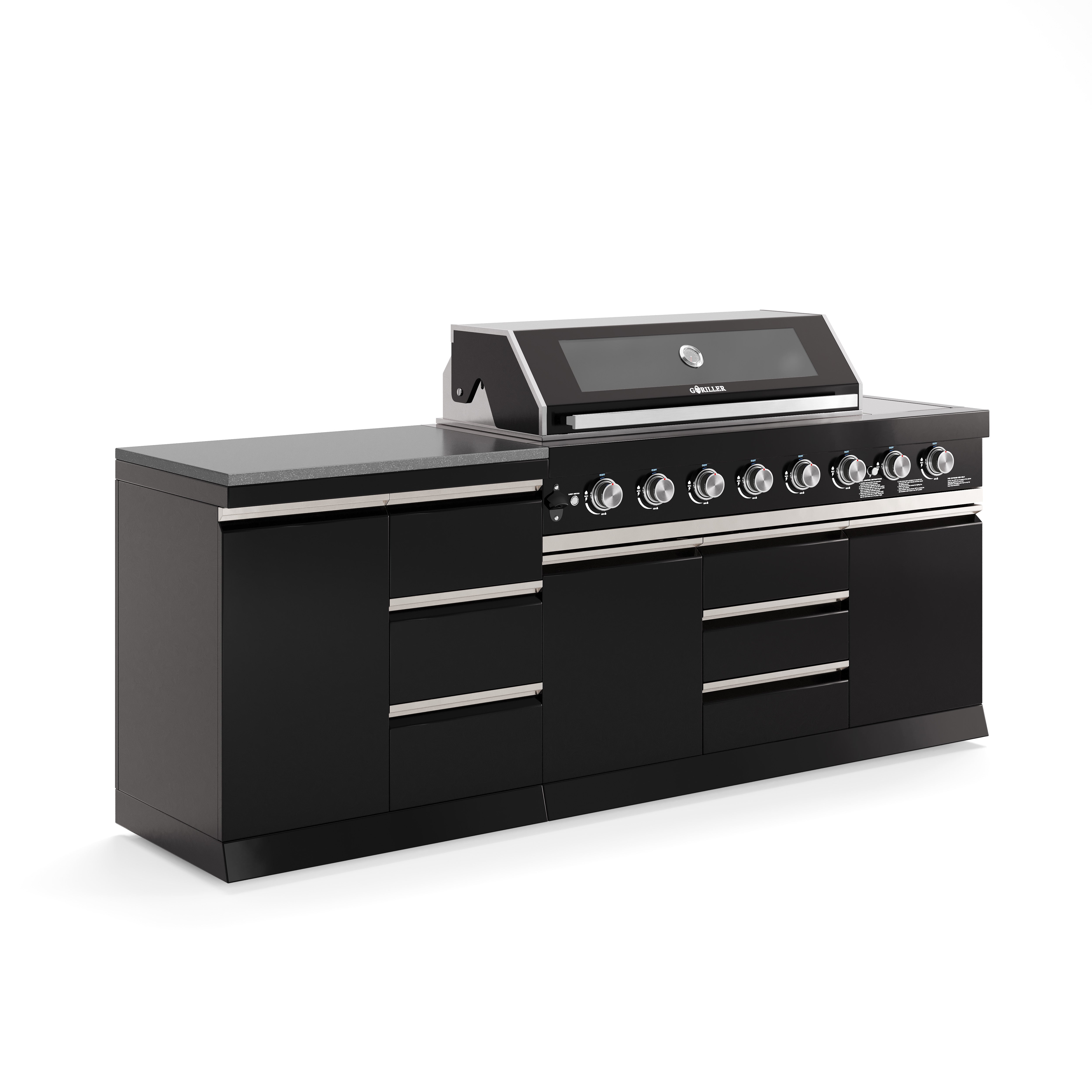 BB-S5 outdoor kitchen | Gas grill | Prep