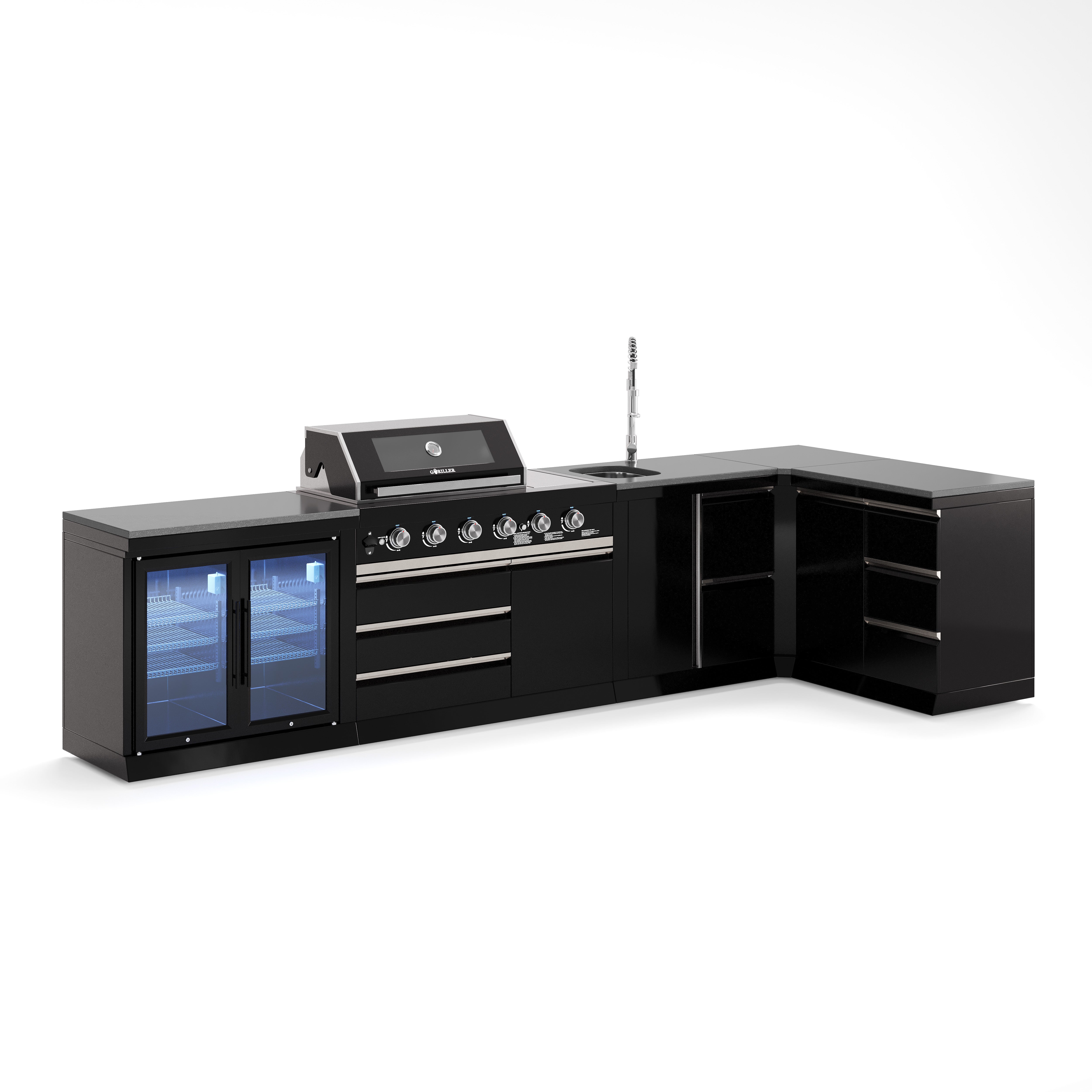 BB-XL1 outdoor kitchen | Gas grill | Cool Duo | Clean | Prep | Corner