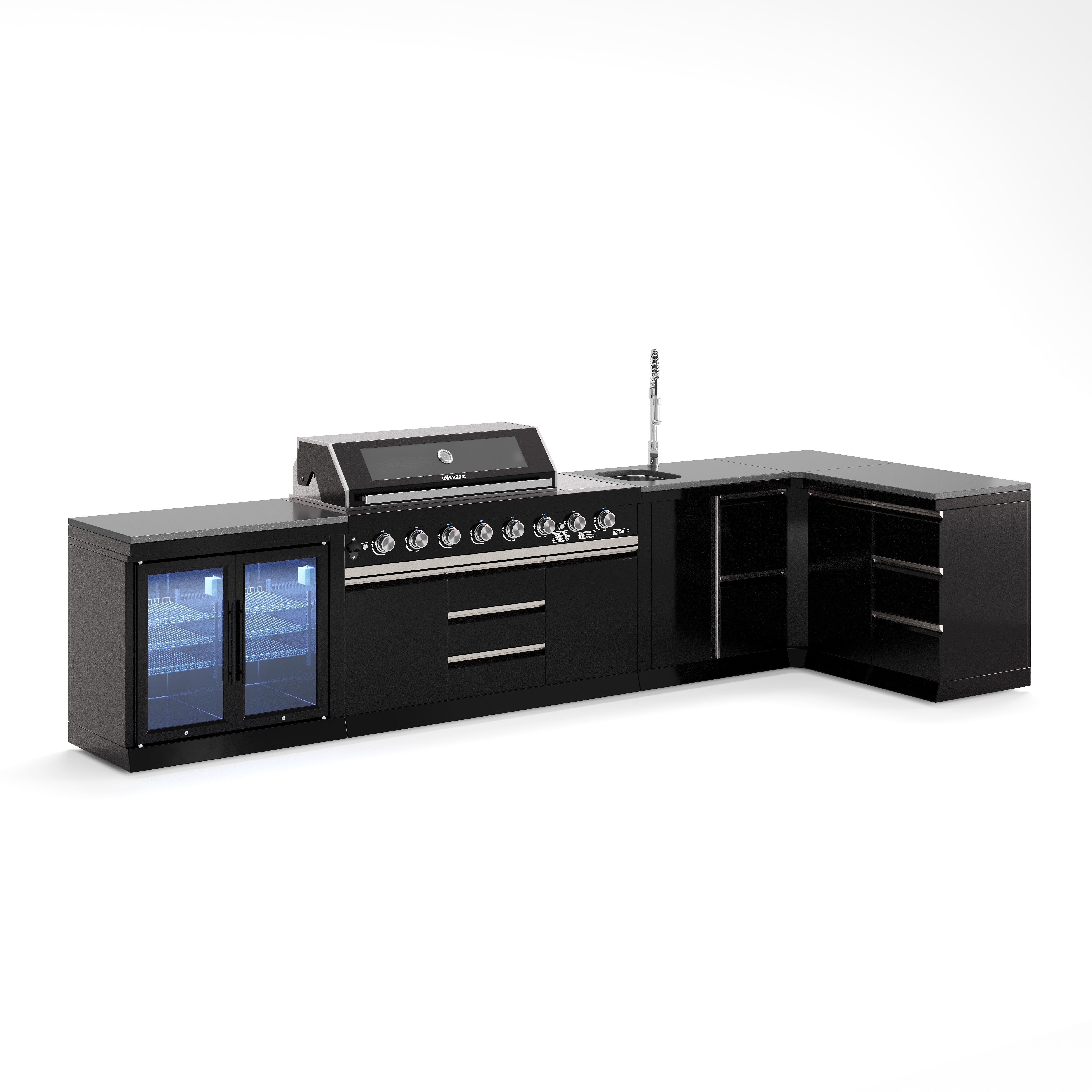 BB-XL1 outdoor kitchen | Gas grill | Cool Duo | Clean | Prep | Corner
