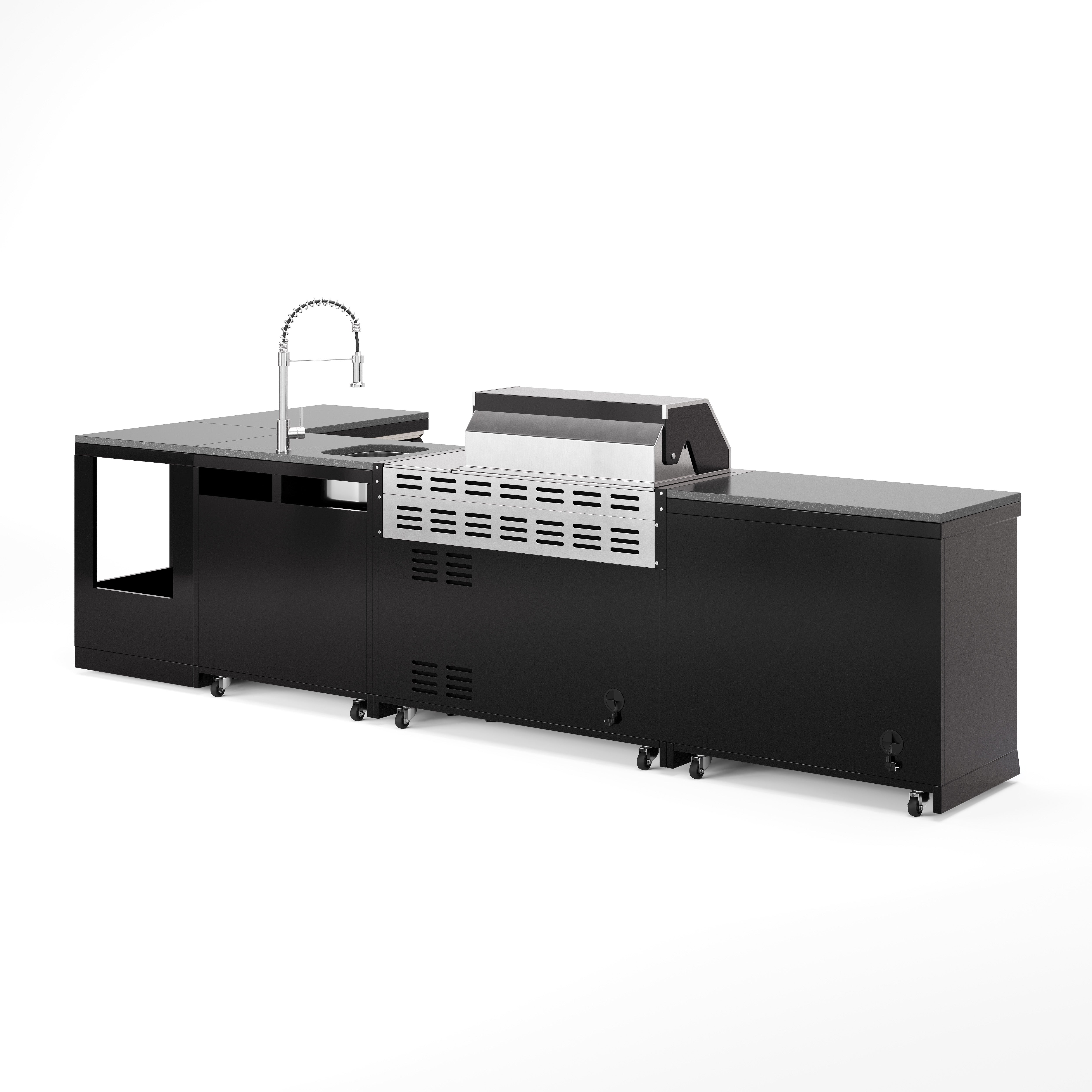 Cuisine extérieure BB-XL2 | Grill à gaz | Frais | Nettoyer | Préparation | Coin