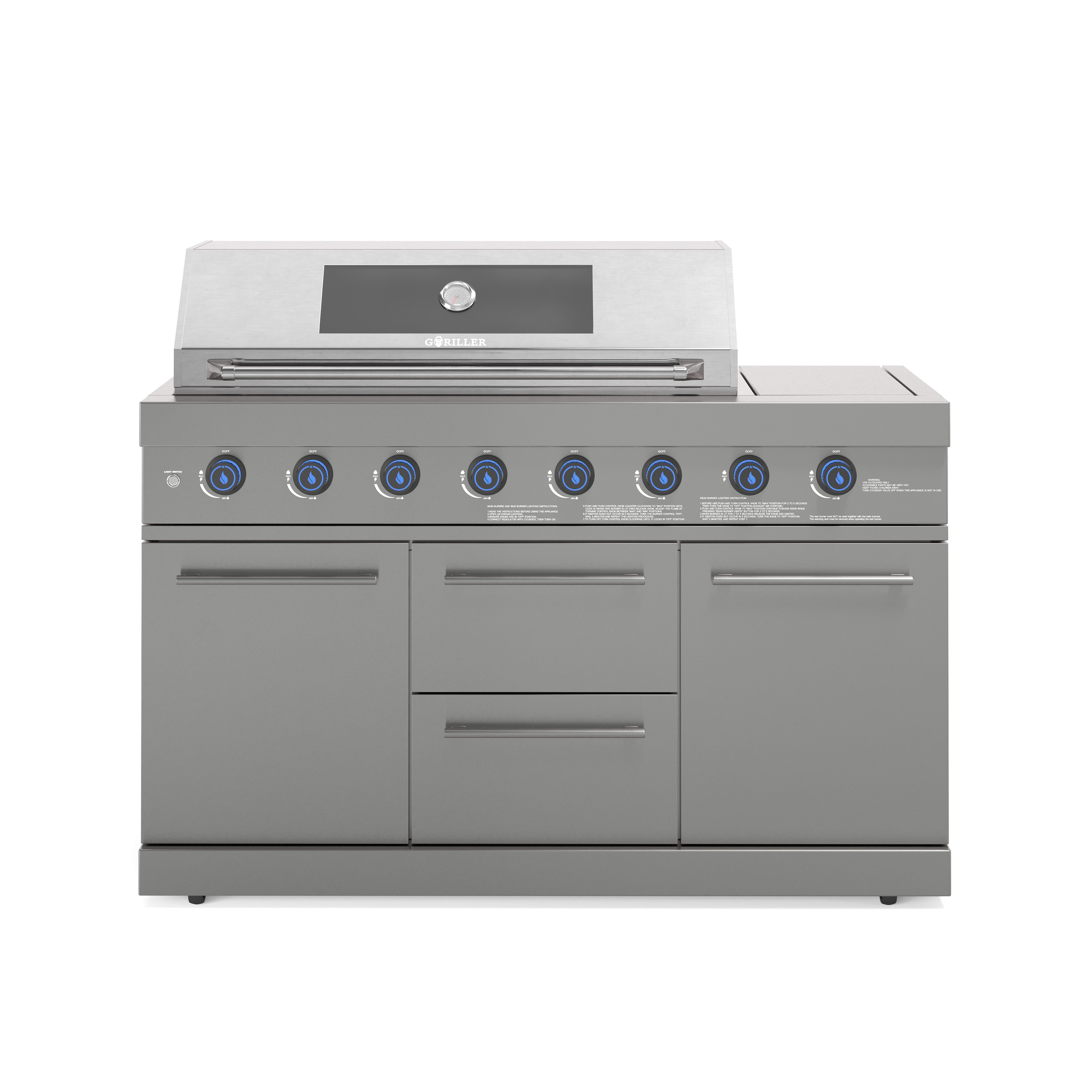 EMPIRE Gasgrill 8-Brenner