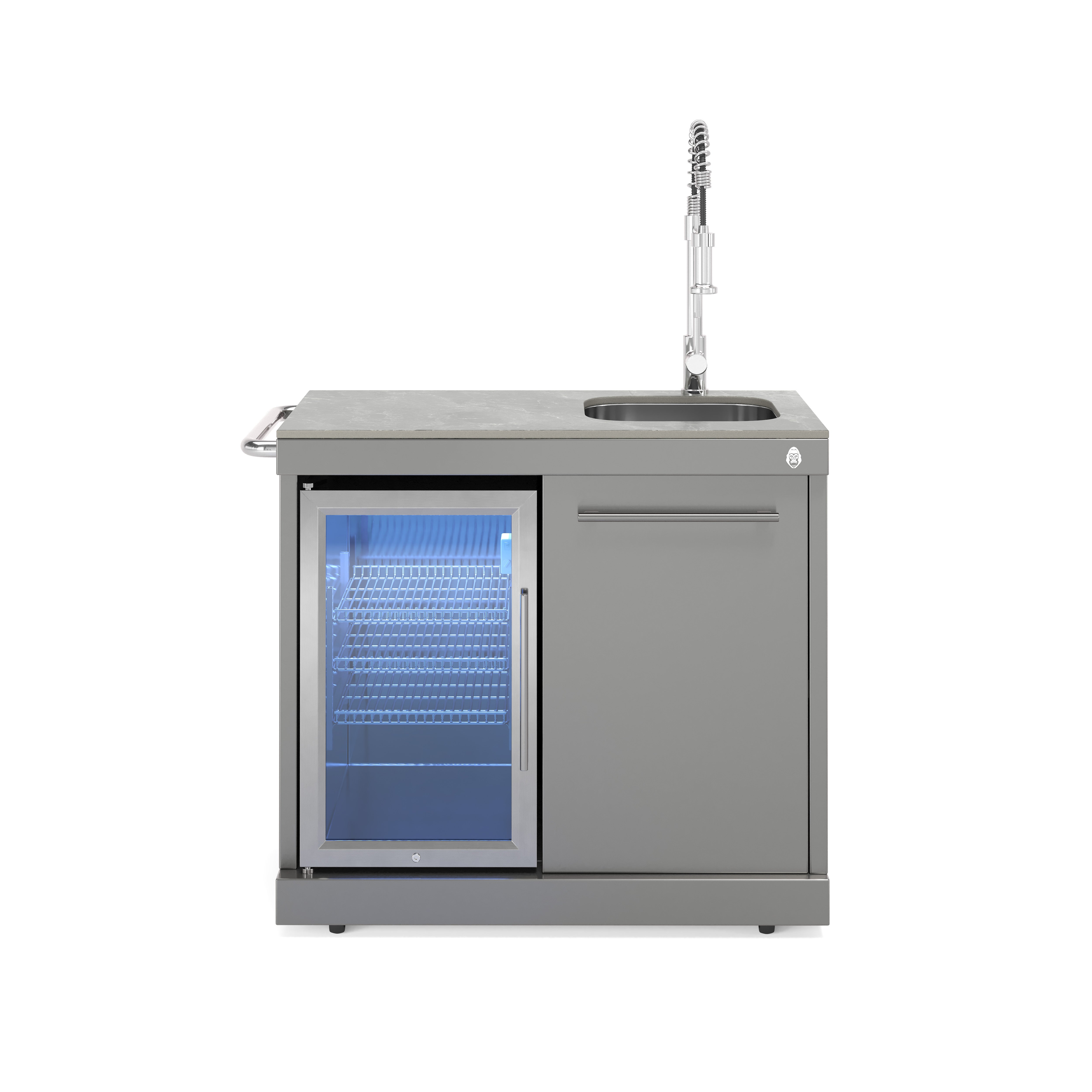 EMPIRE COOL-CLEAN Kühlschrank-Spülbecken Grau