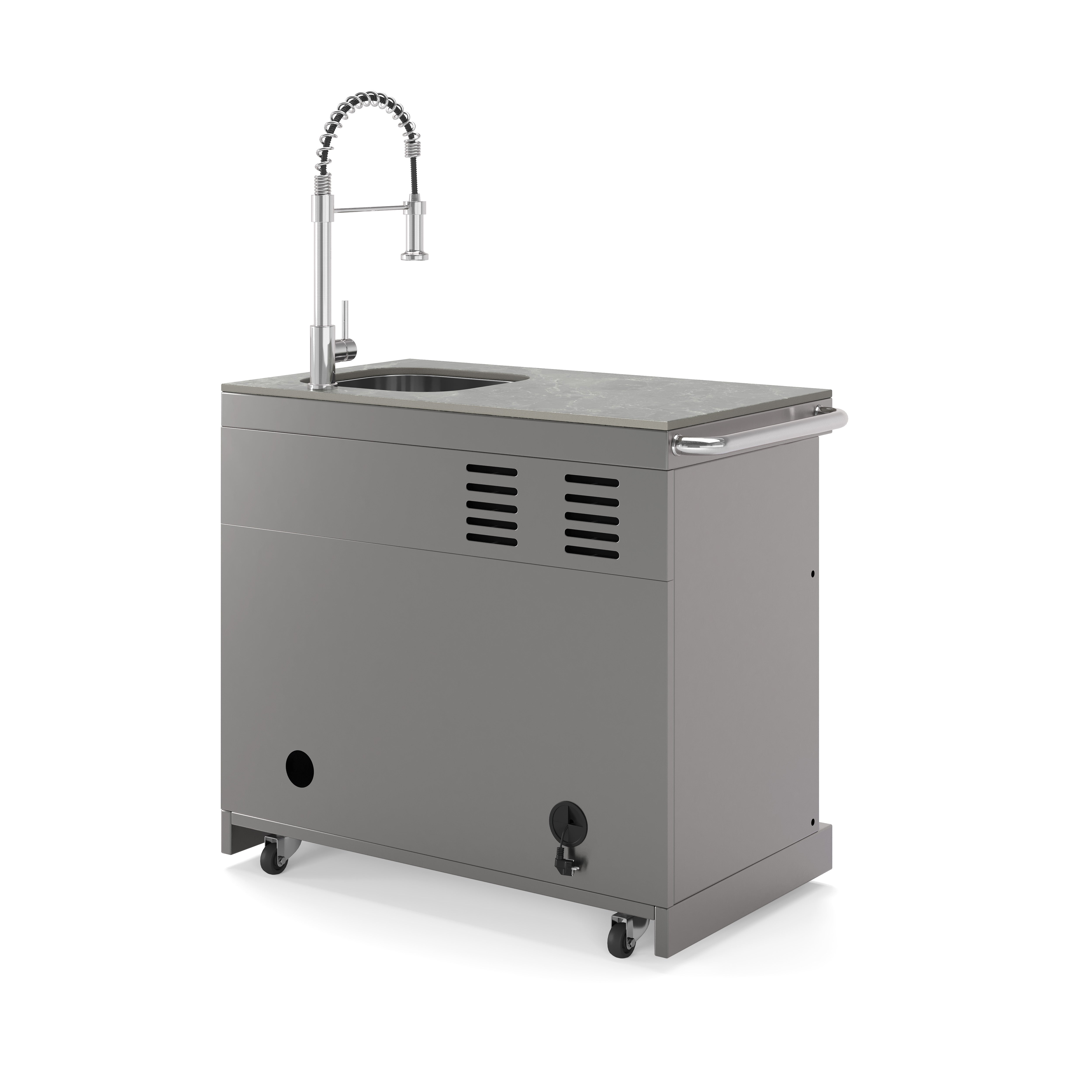 EMPIRE COOL-CLEAN Kühlschrank-Spülbecken Grau