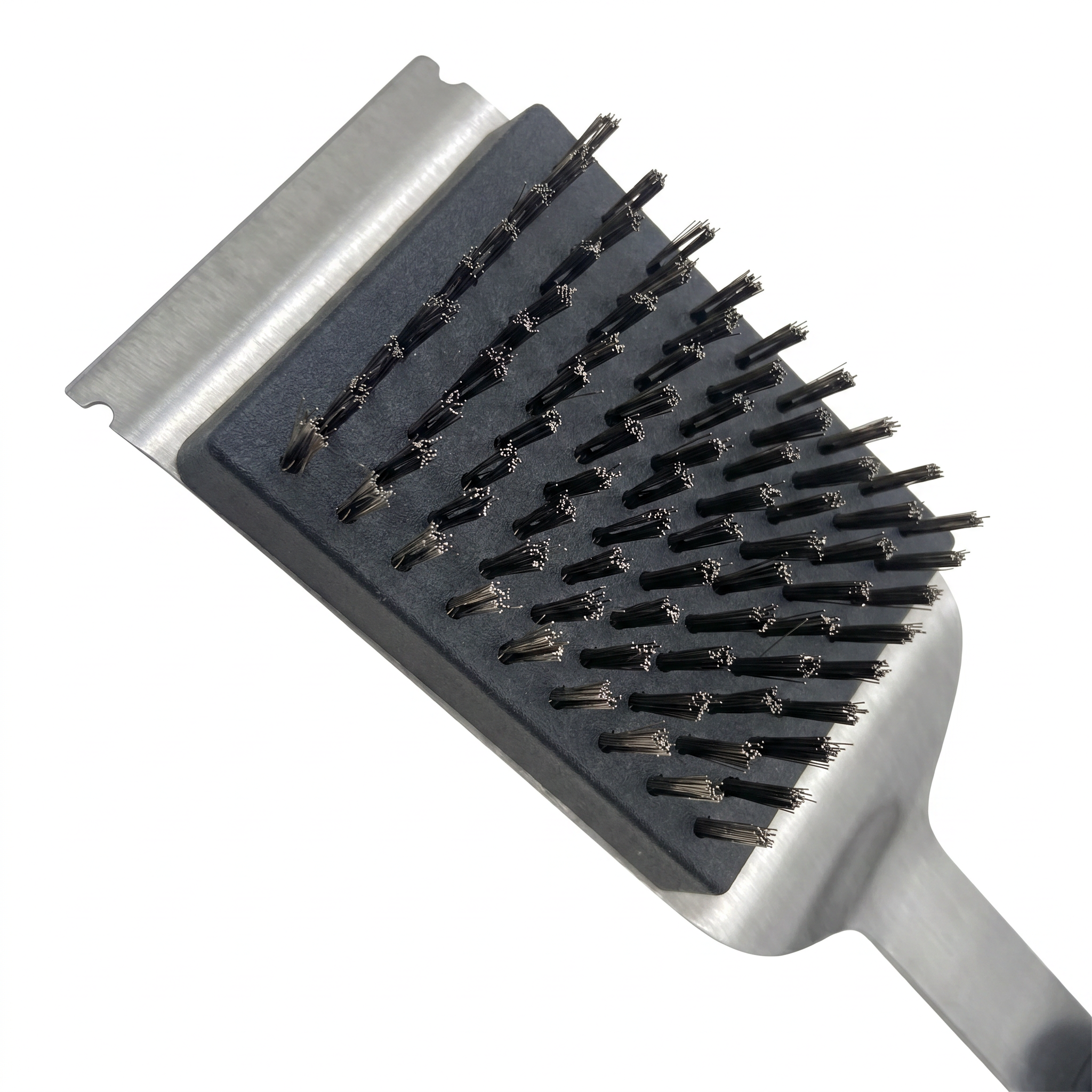Spazzola per grill con testina intercambiabile