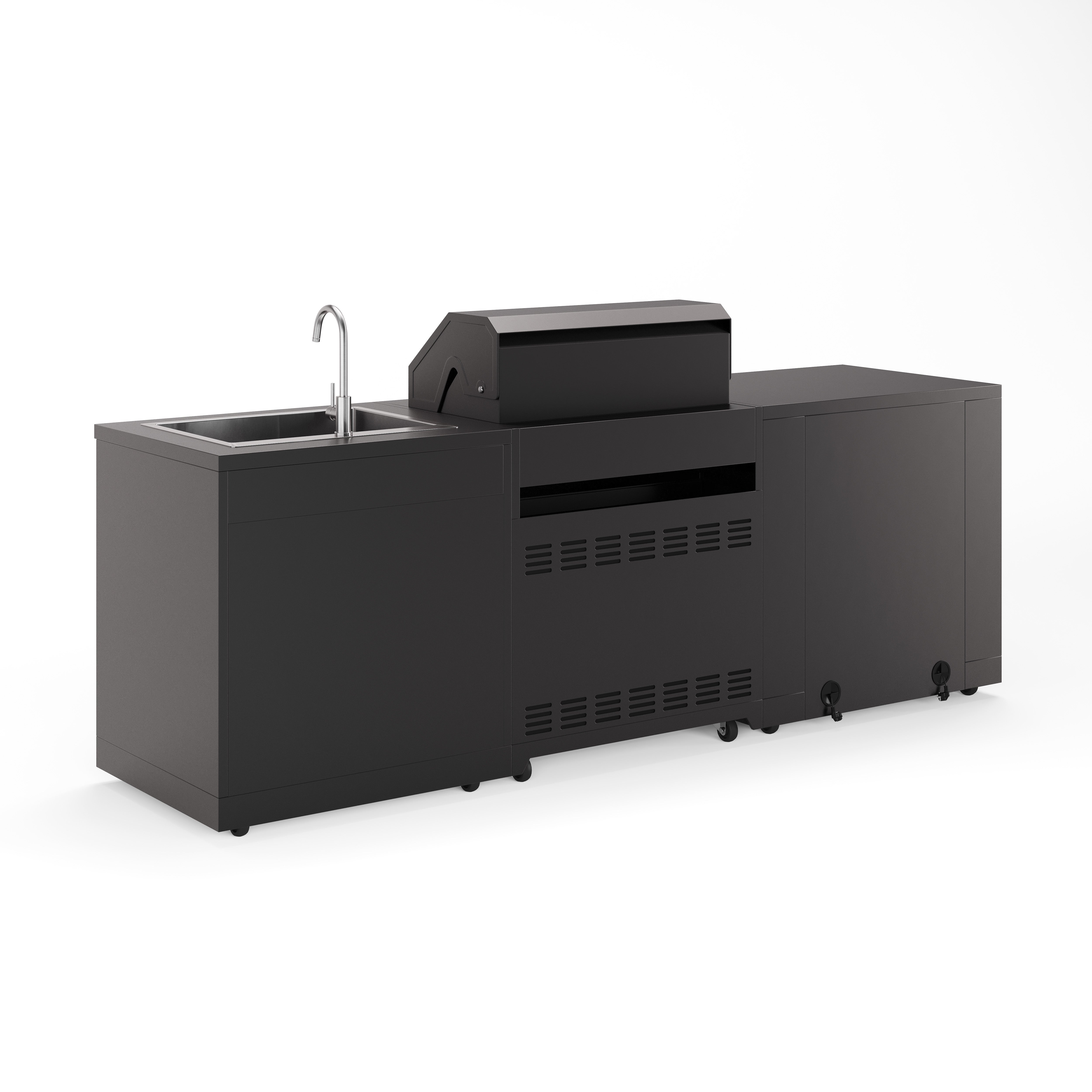 JUNGLE M1 Outdoorküche | 5-Brenner Gasgrill | Cool | Clean